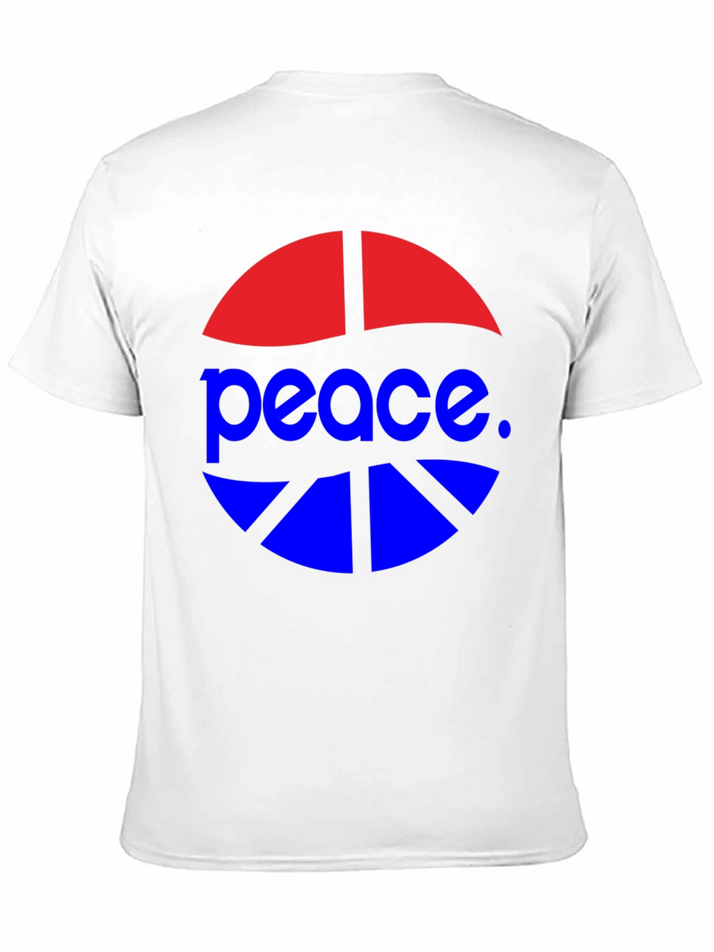 Peace Symbol Graphic Tee - Casual Style