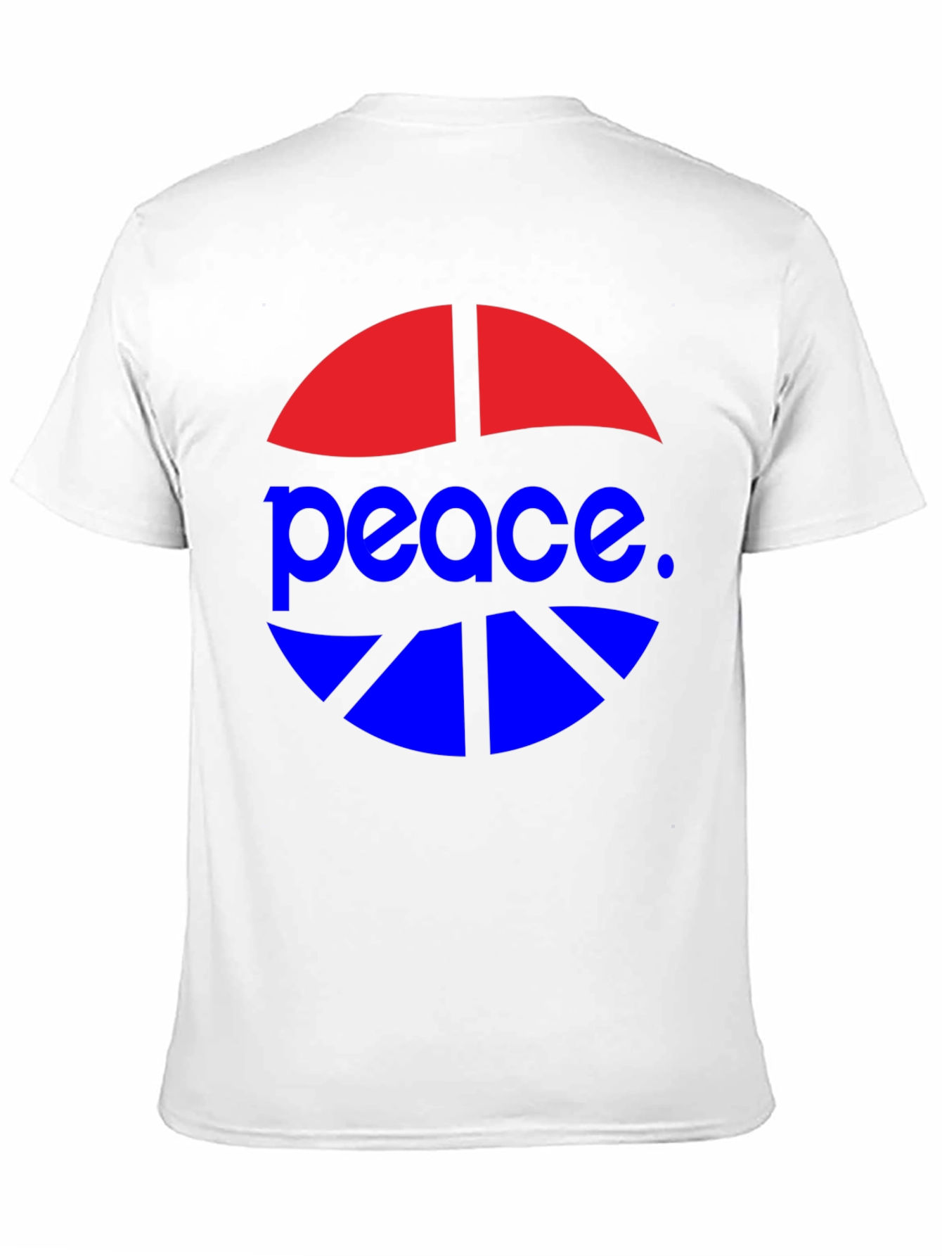 Peace Symbol Graphic Tee - Casual Style