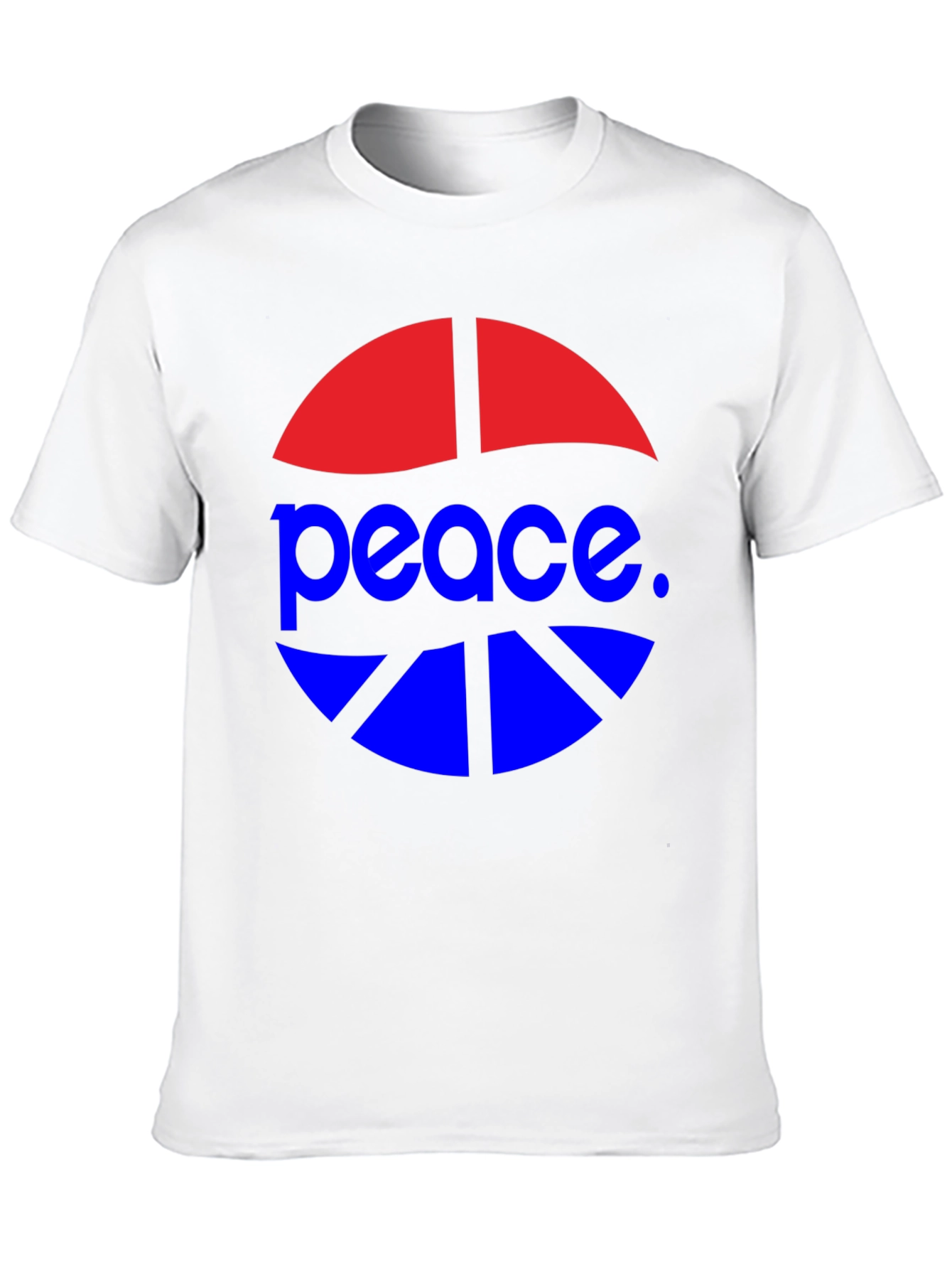 Peace Symbol Graphic Tee - Casual Style