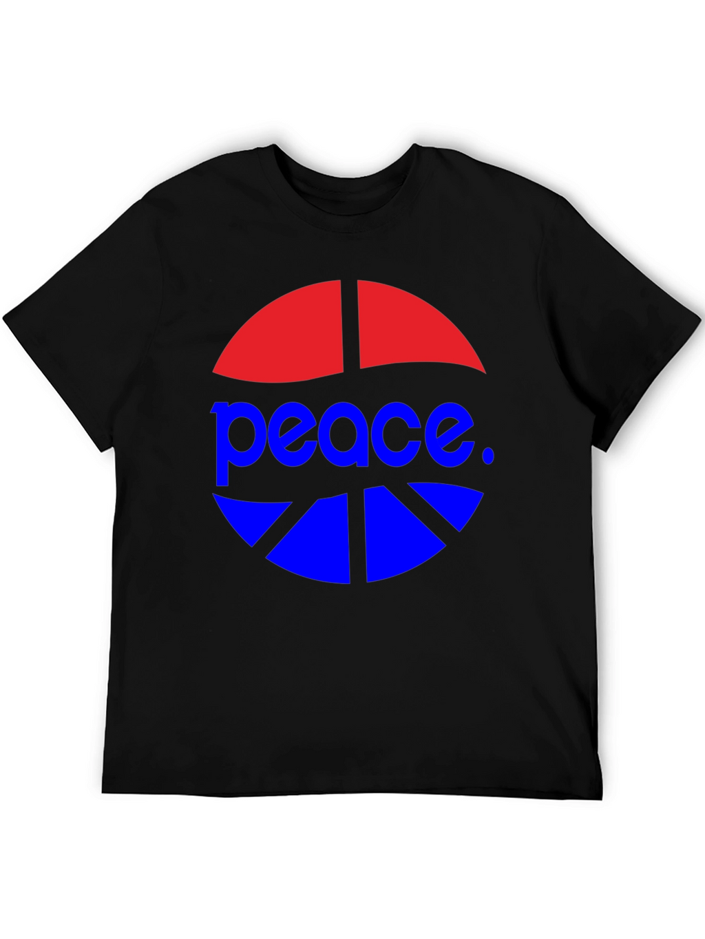Peace Symbol Graphic Tee - Casual Style