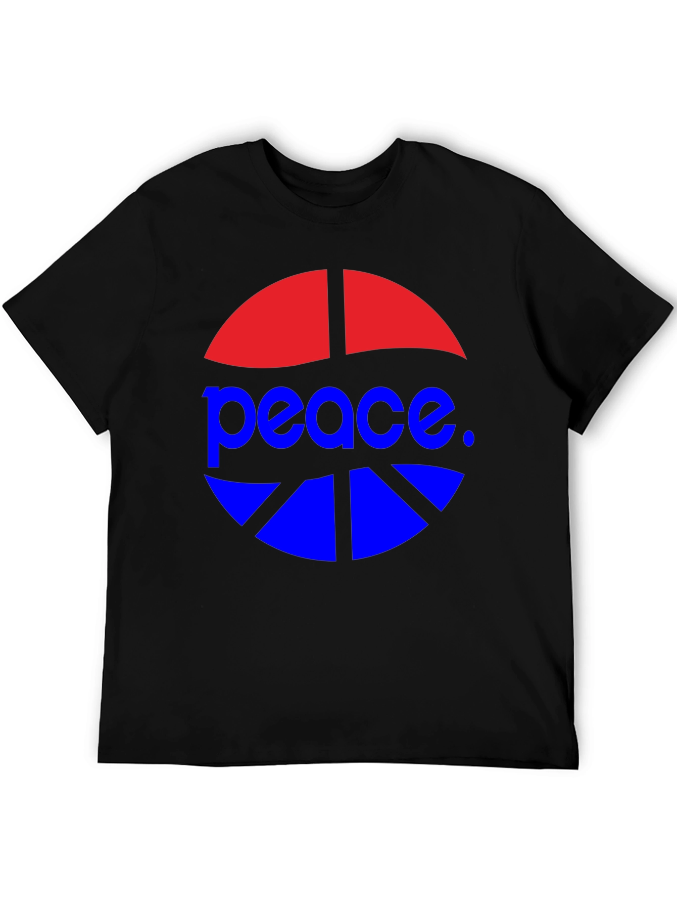 Peace Symbol Graphic Tee - Casual Style