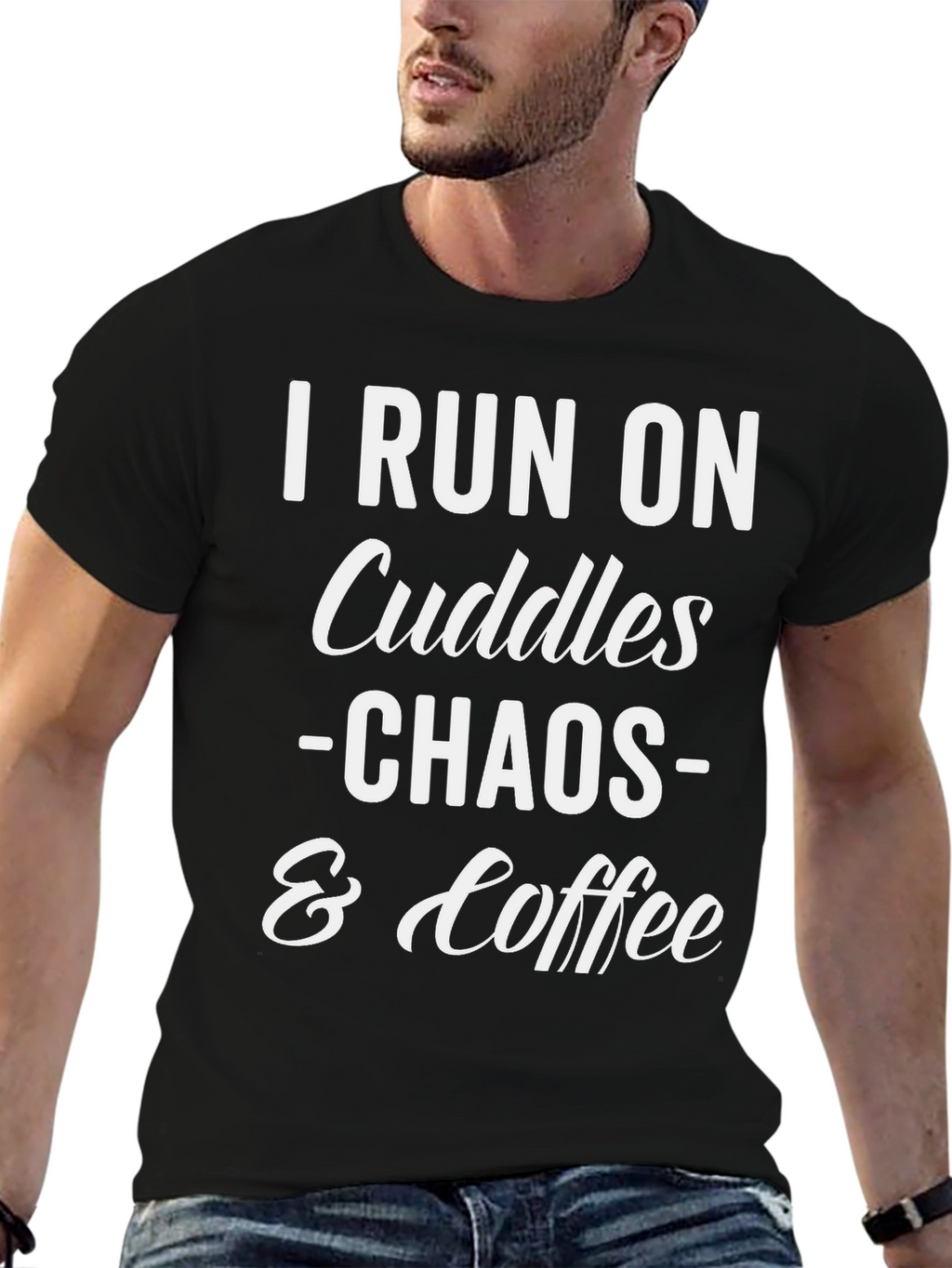 Cuddles Chaos & Coffee Graphic Tee