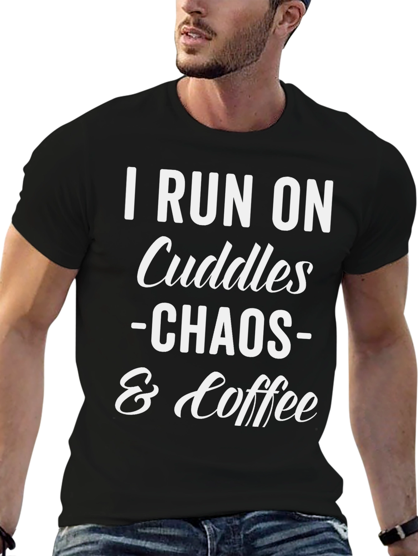 Cuddles Chaos & Coffee Graphic Tee