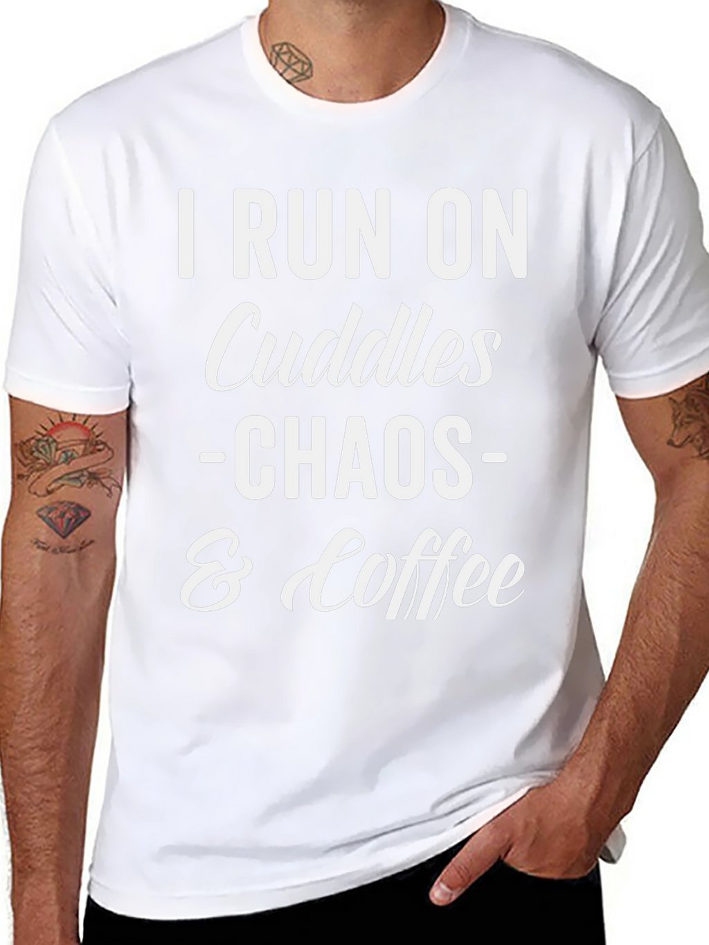 Cuddles Chaos & Coffee Graphic Tee