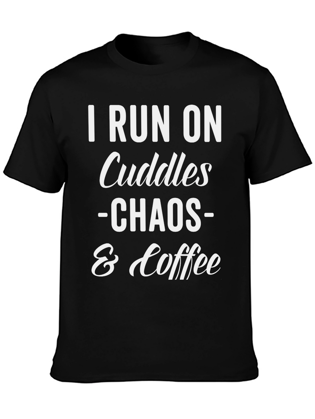 Cuddles Chaos & Coffee Graphic Tee