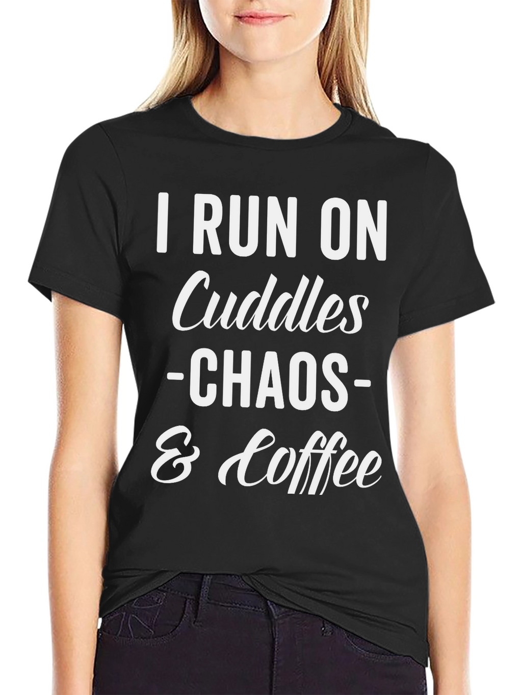 Cuddles Chaos & Coffee Graphic Tee