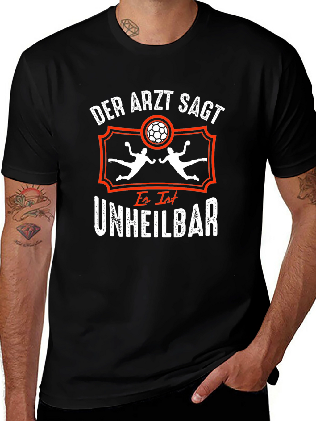 Handball Addict T-Shirt: Der Arzt Sagt Unheilbar