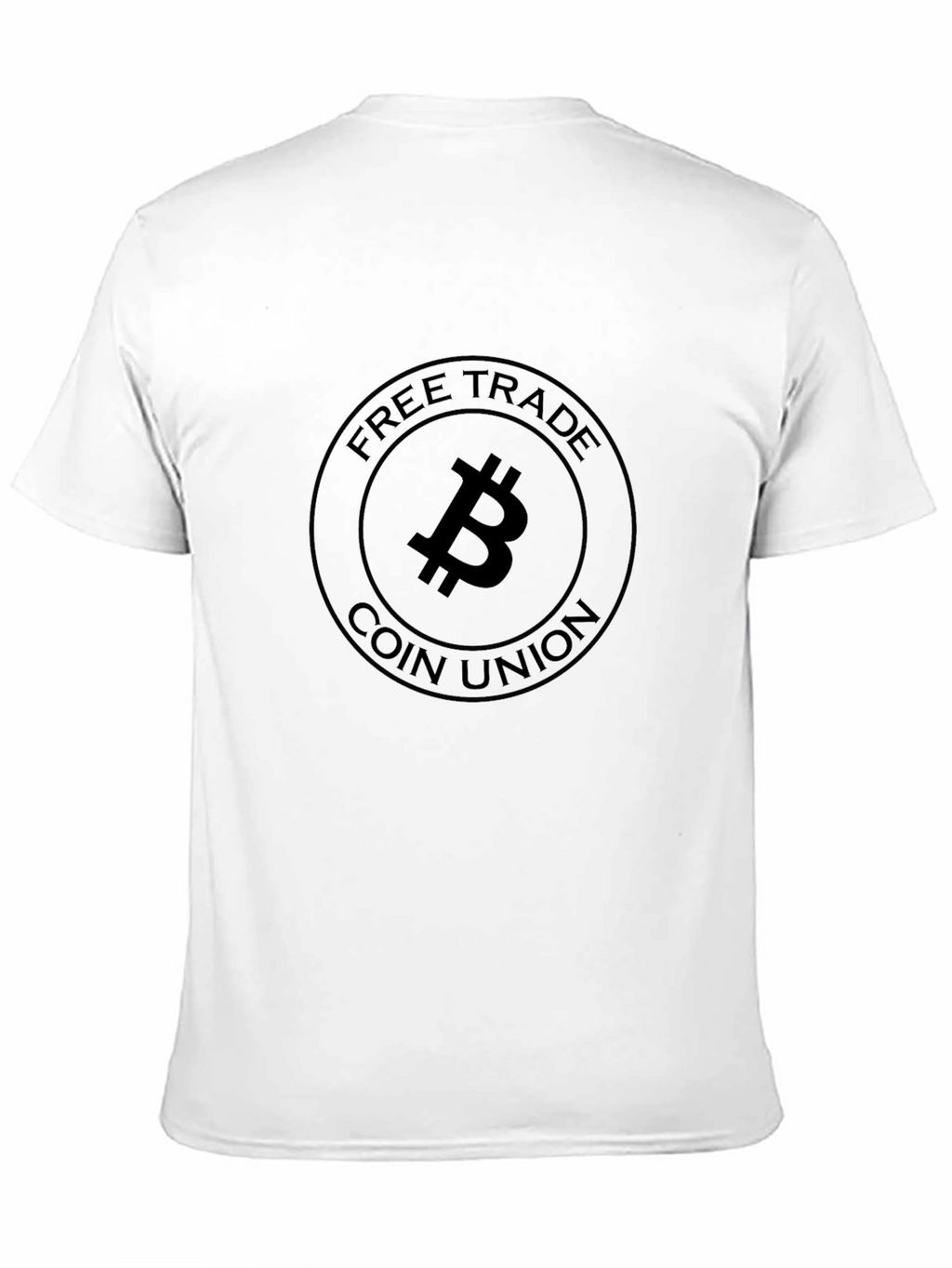 Bitcoin Free Trade Coin Union Black T-Shirt