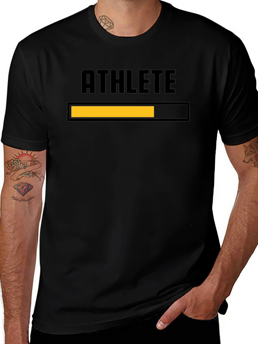 Athlete Loading Bar Graphic T-Shirt