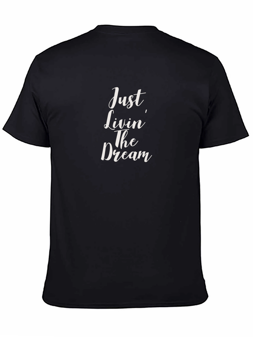 Just Livin The Dream Black Graphic Tee