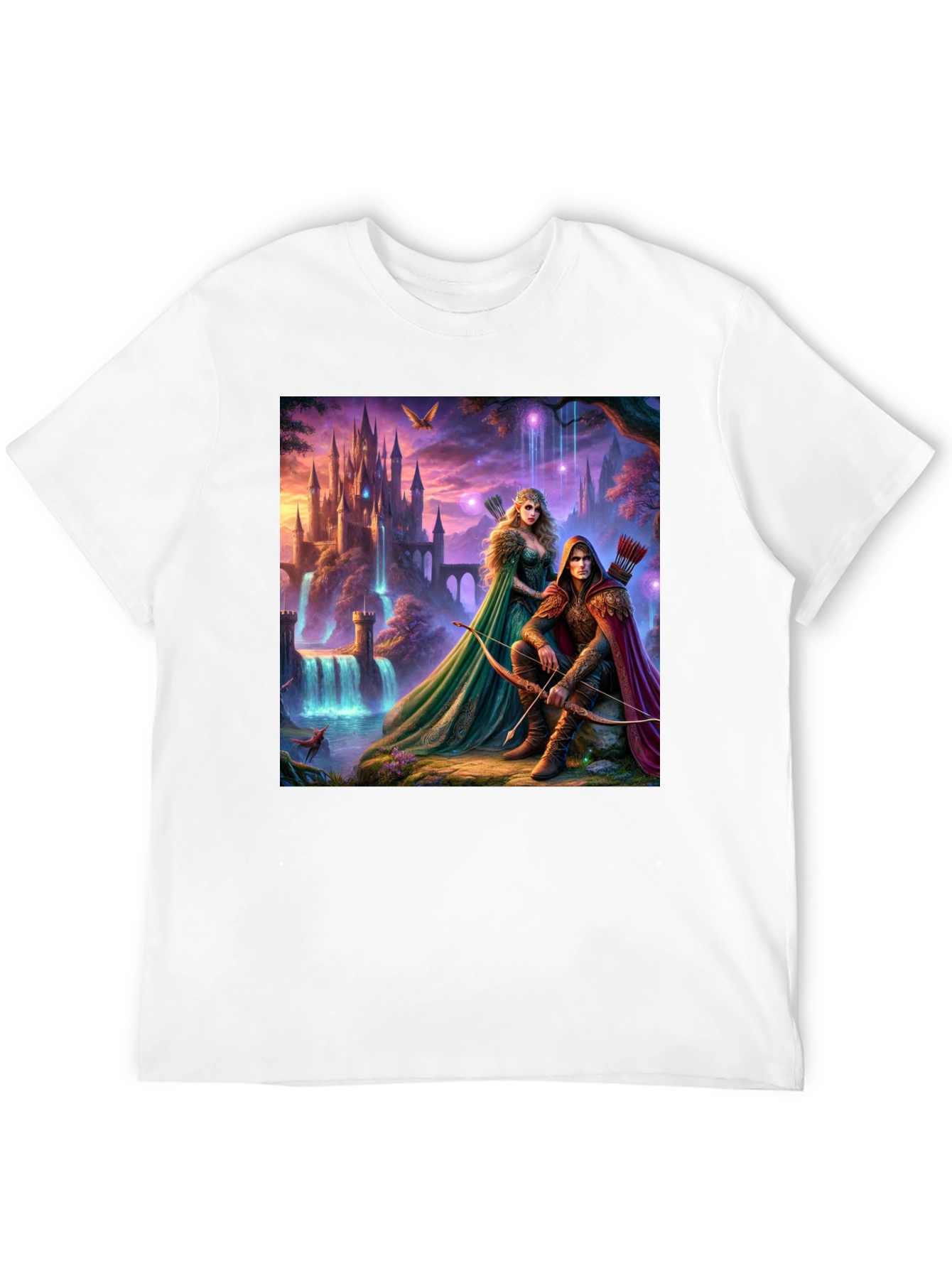 Fantasy Castle Archer T-Shirt