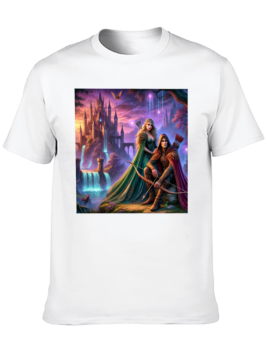 Fantasy Castle Archer T-Shirt