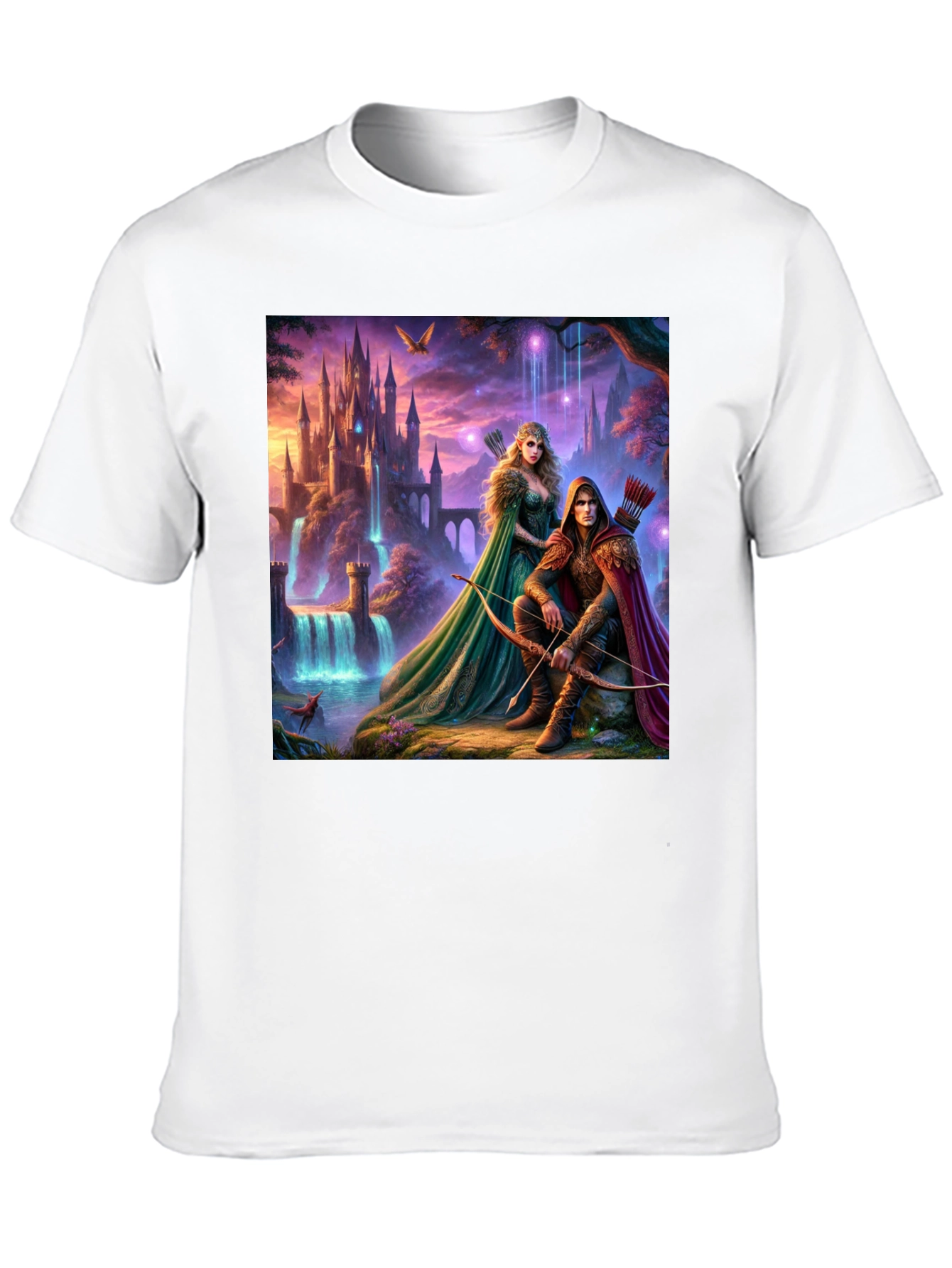 Fantasy Castle Archer T-Shirt