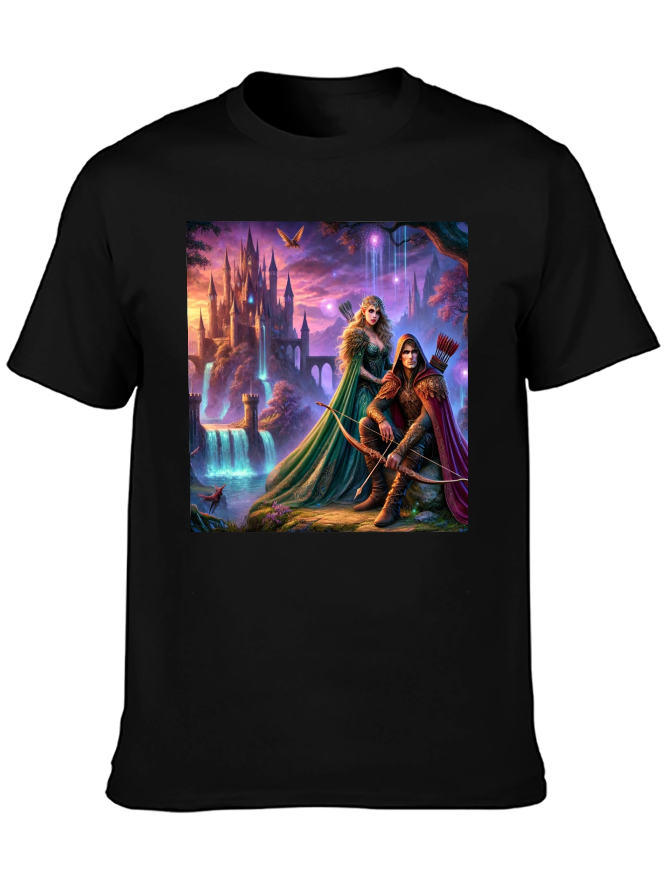 Fantasy Castle Archer T-Shirt