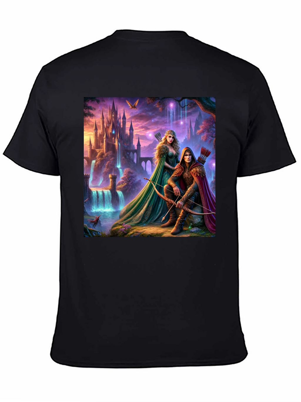 Fantasy Castle Archer T-Shirt