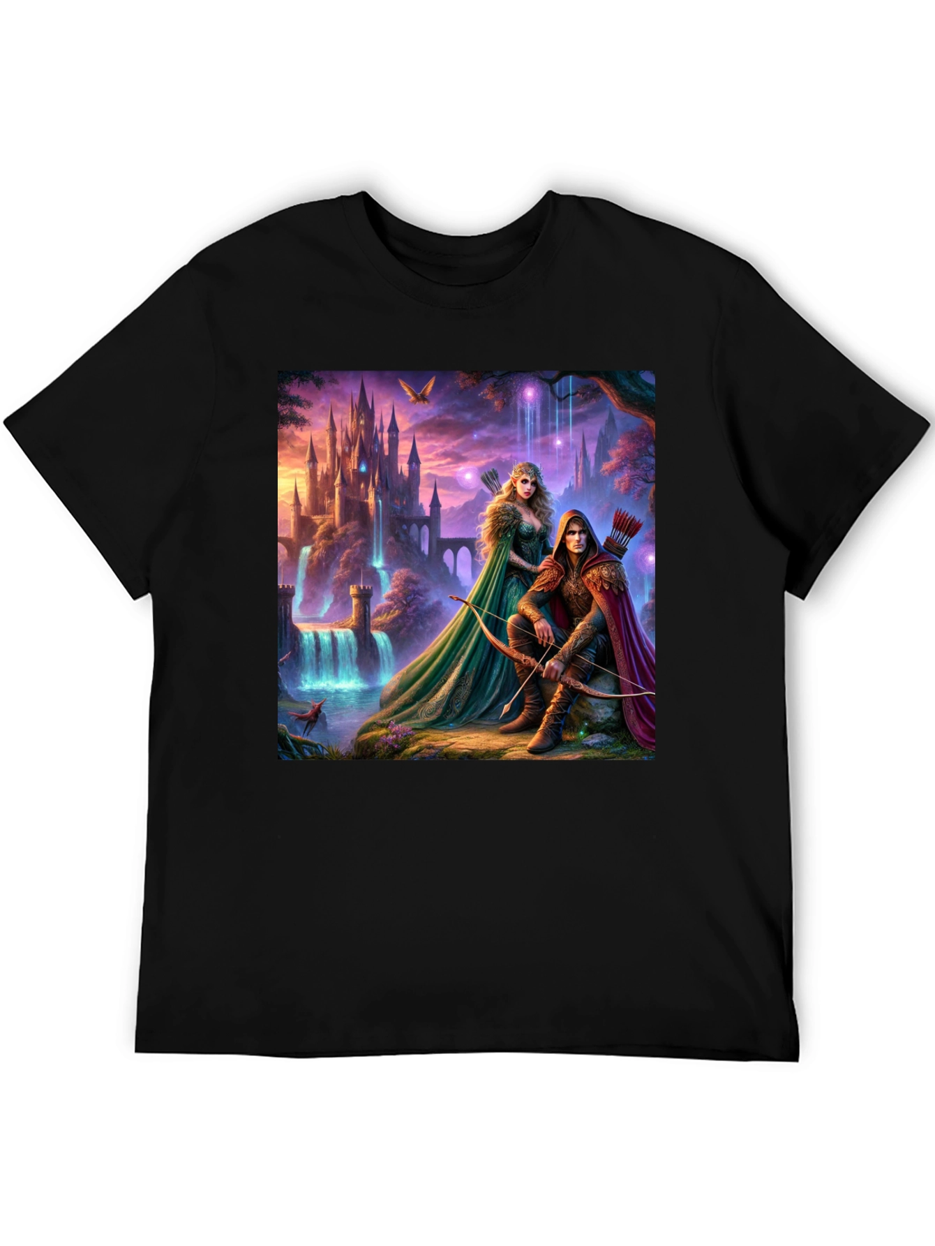 Fantasy Castle Archer T-Shirt