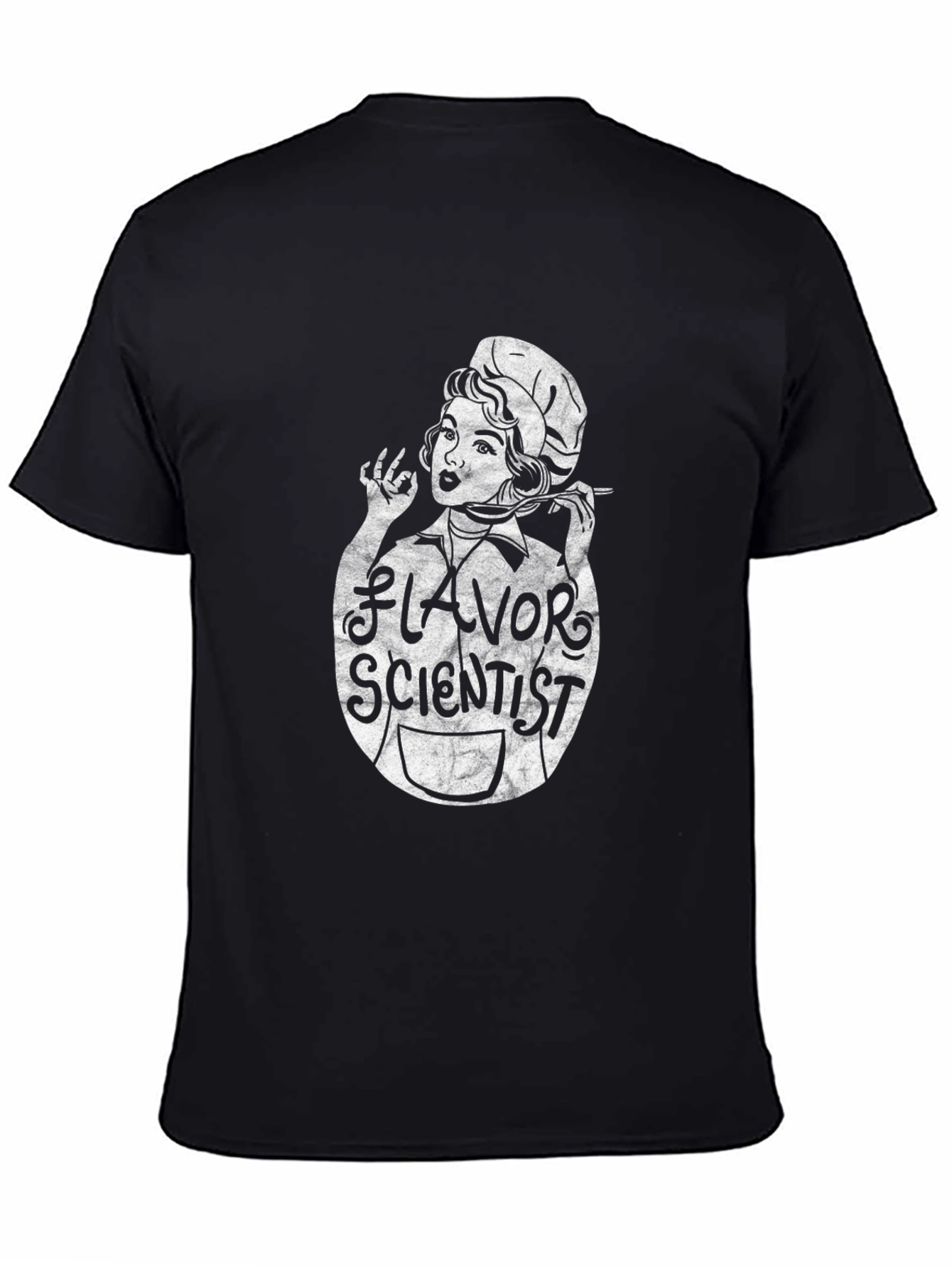 Flavor Scientist Graphic Tee - Unisex Black T-Shirt