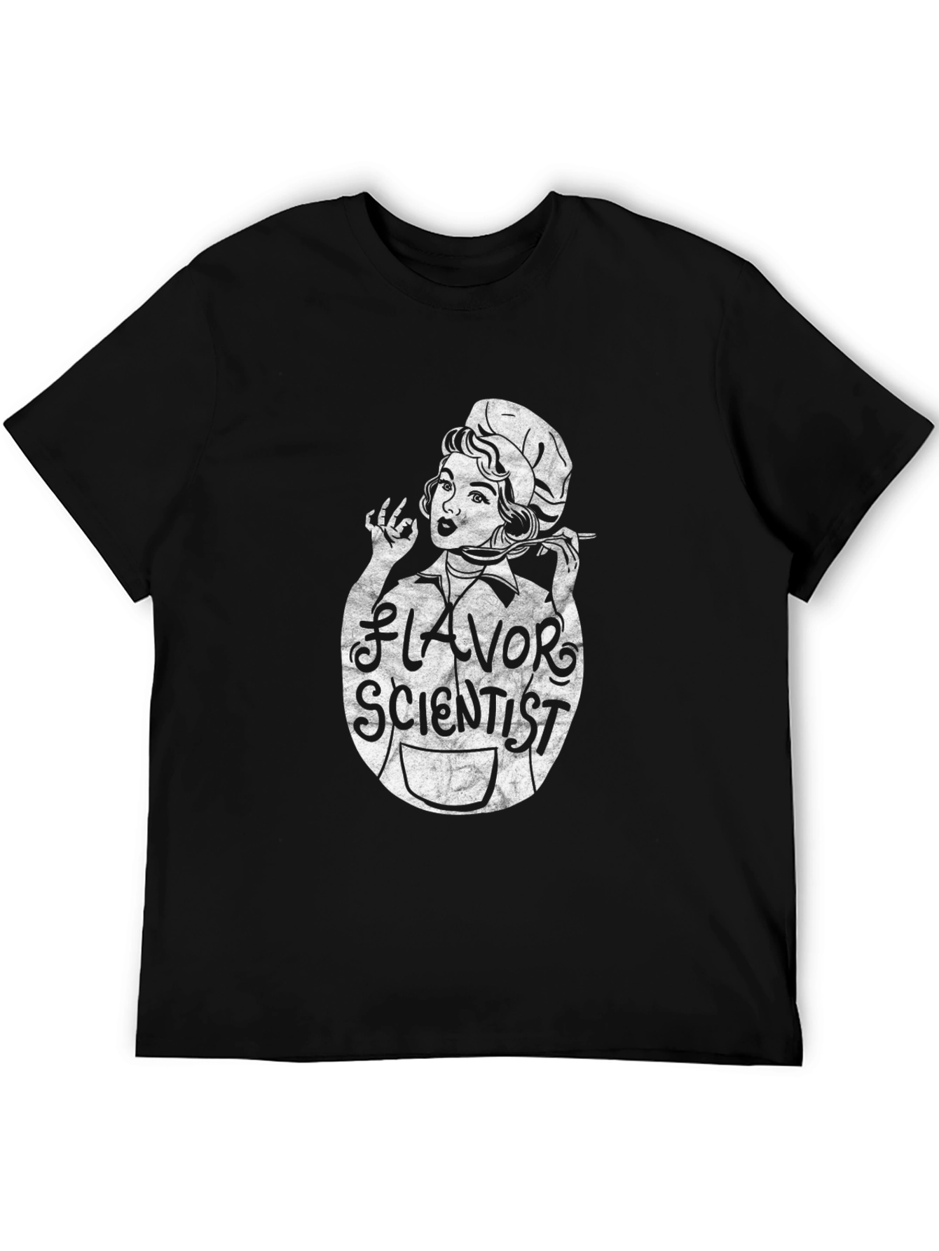 Flavor Scientist Graphic Tee - Unisex Black T-Shirt