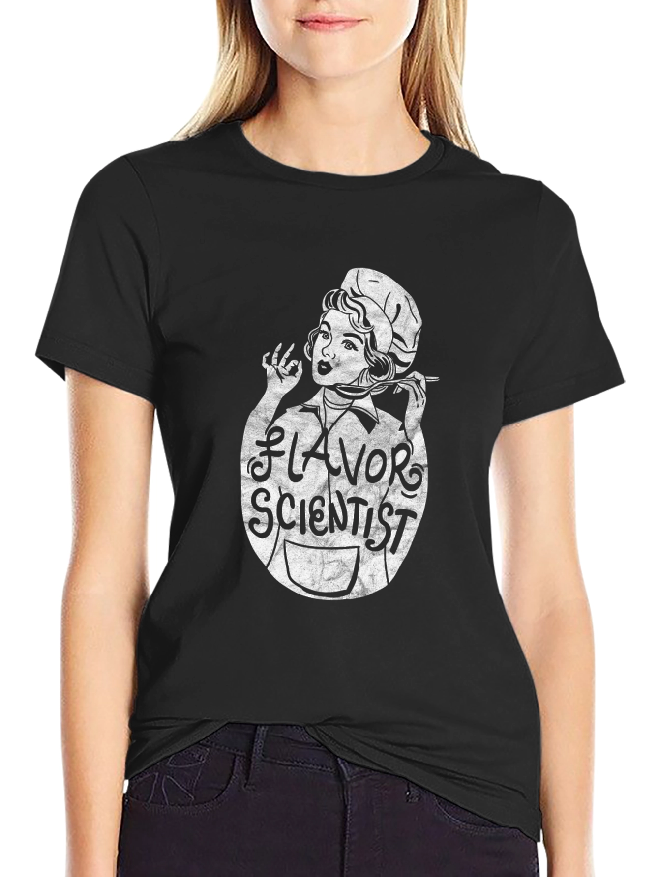 Flavor Scientist Graphic Tee - Unisex Black T-Shirt