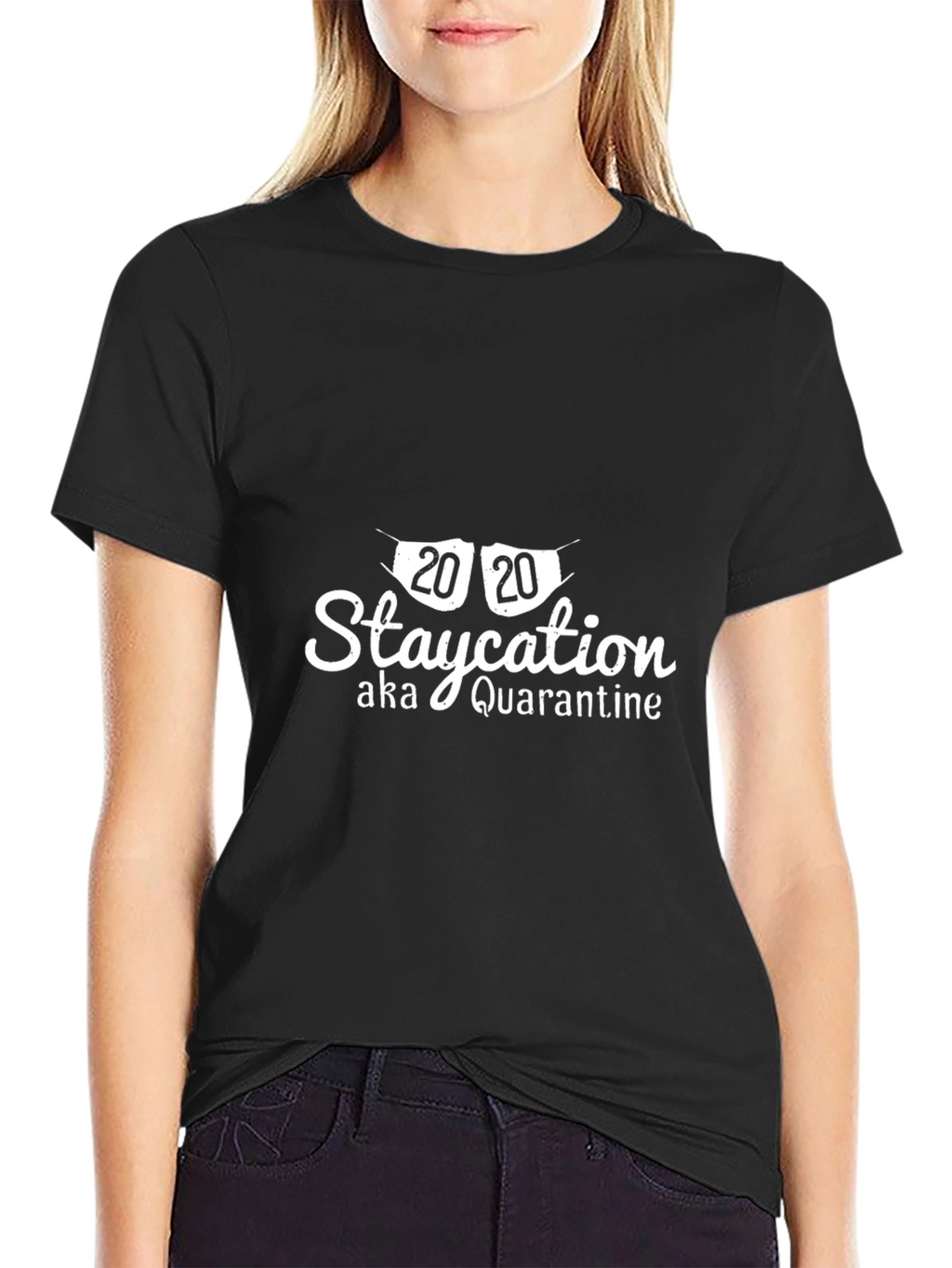 2020 Staycation Quarantine Graphic Tee