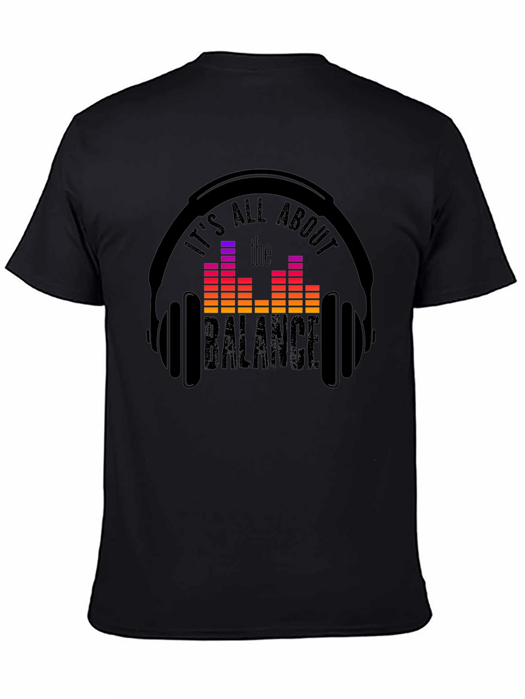 Balance Headphones T-Shirt: Music Lover Tee