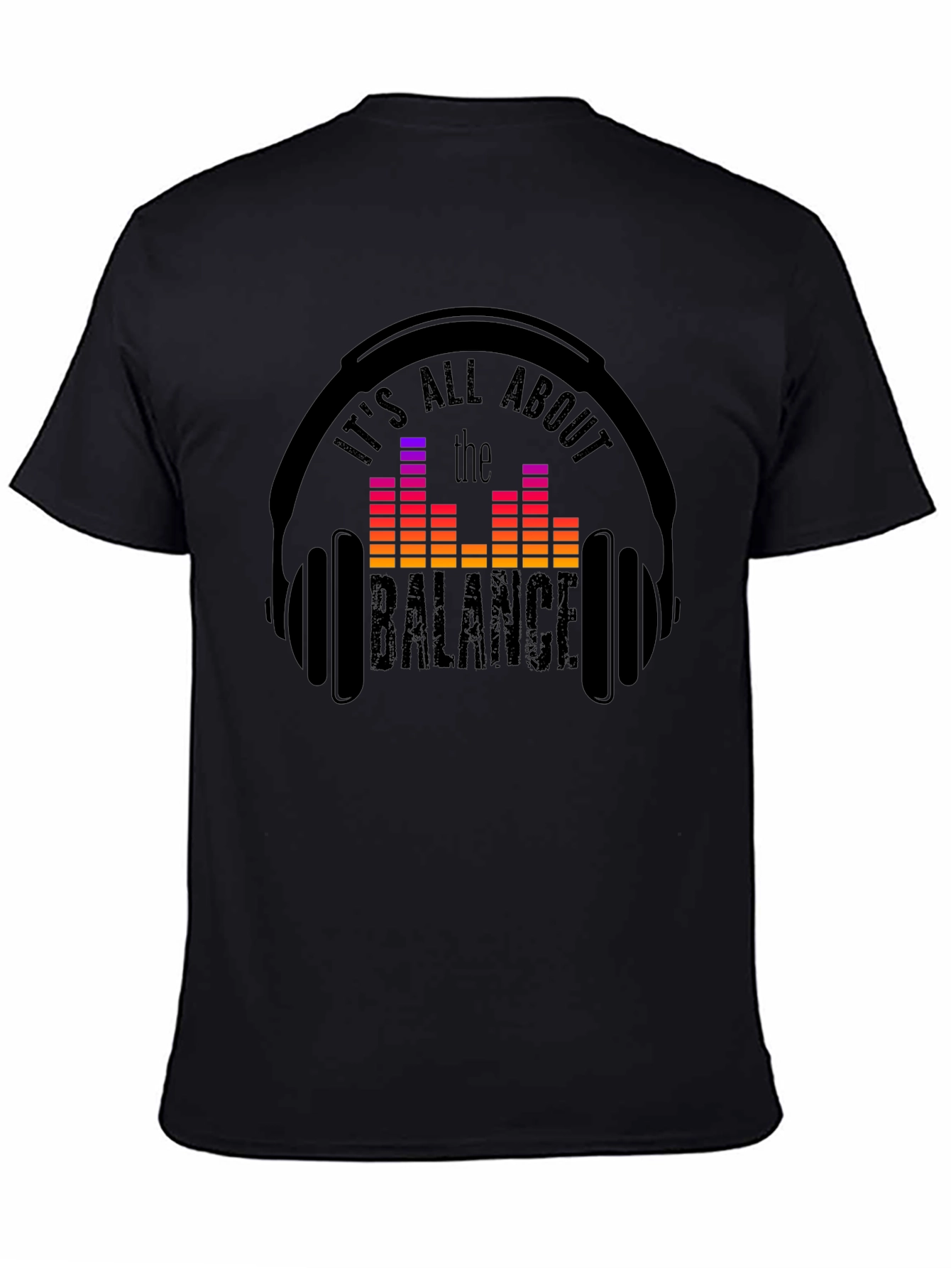 Balance Headphones T-Shirt: Music Lover Tee