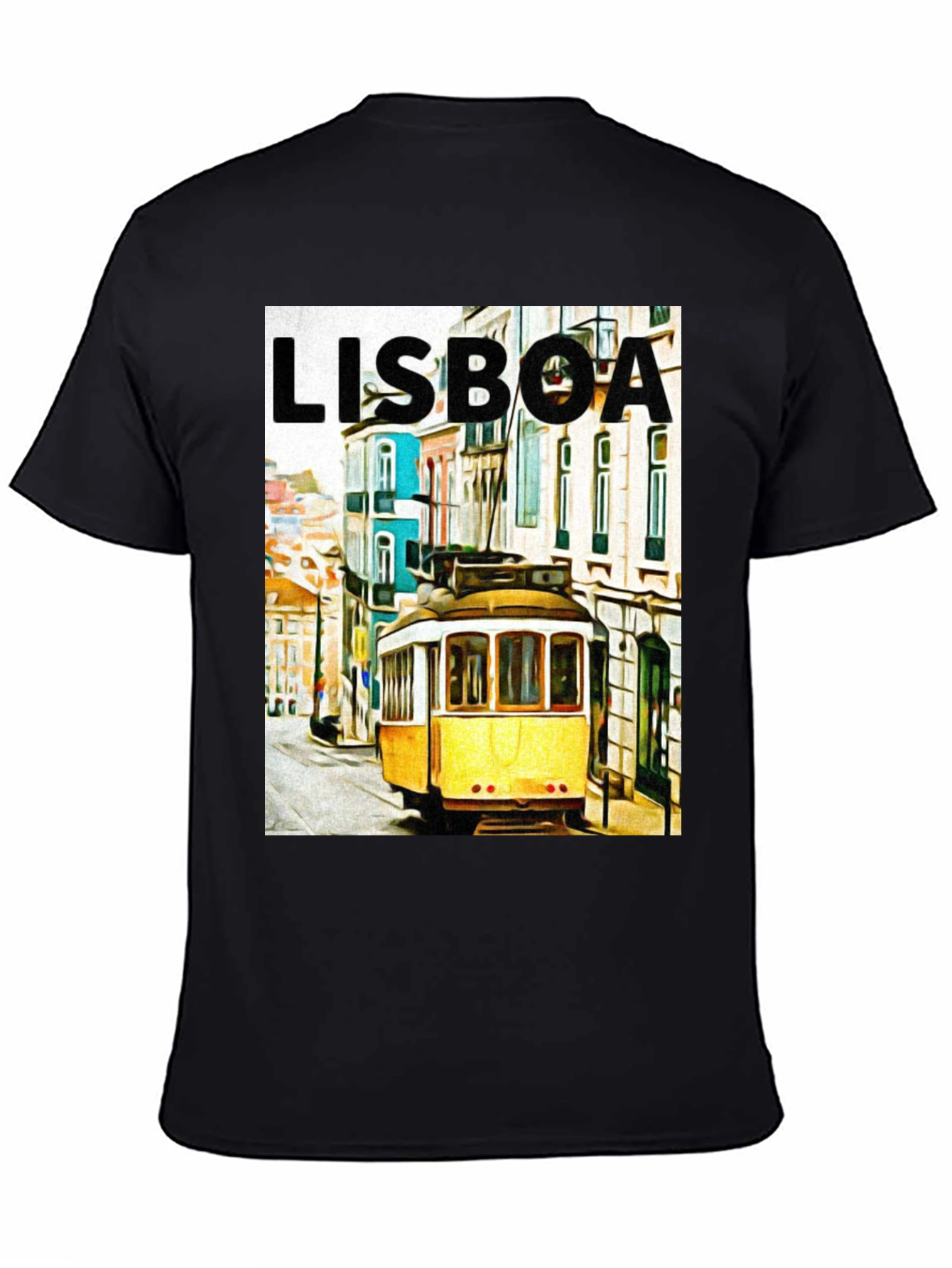Lisboa Portugal Tram Graphic Tee