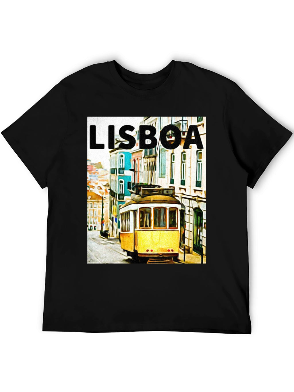 Lisboa Portugal Tram Graphic Tee