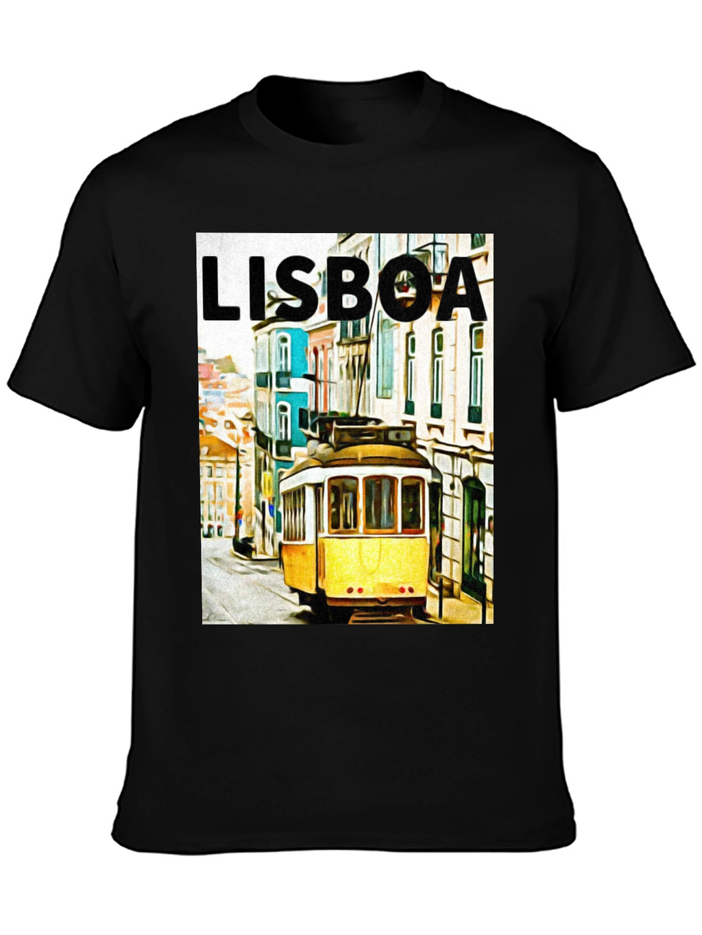 Lisboa Portugal Tram Graphic Tee
