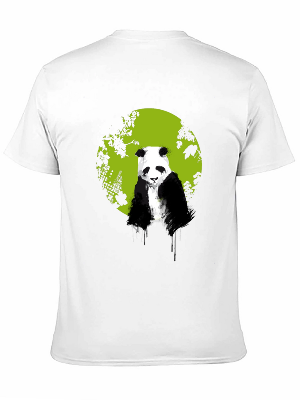 Panda Bear Graphic T-Shirt - Black