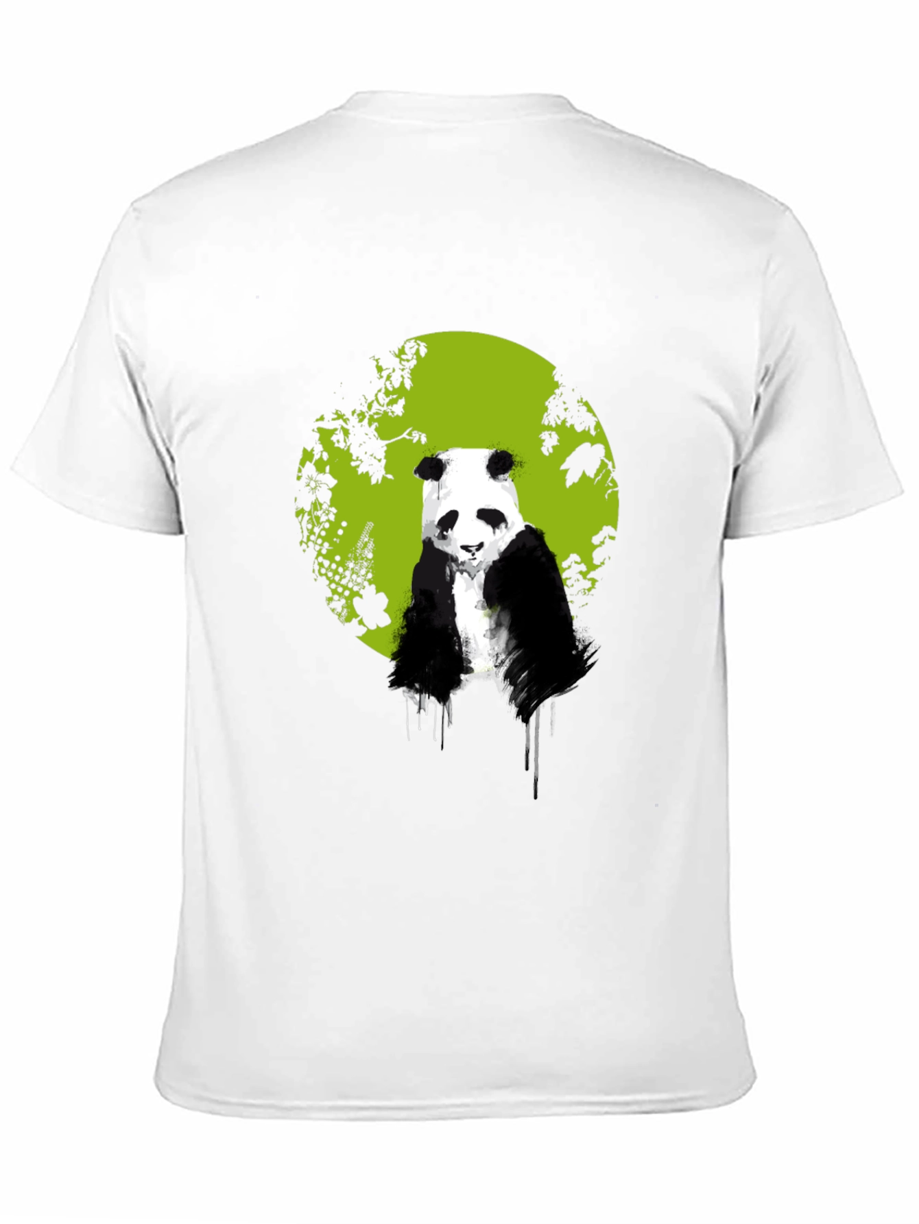 Panda Bear Graphic T-Shirt - Black