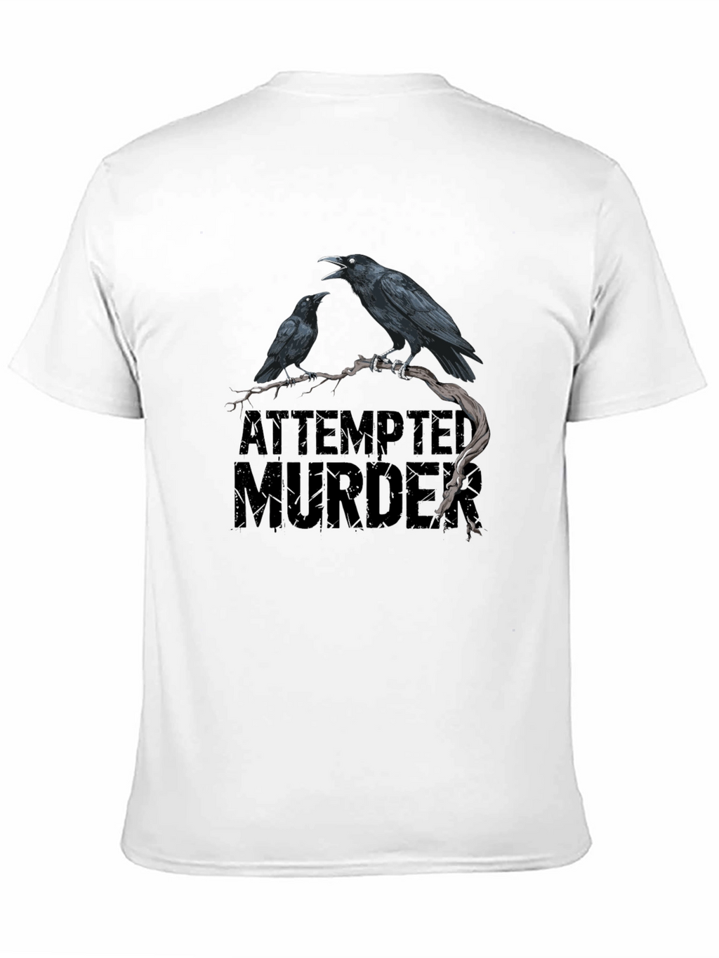 Attempted Murder Graphic Tee - Raven T-Shirt
