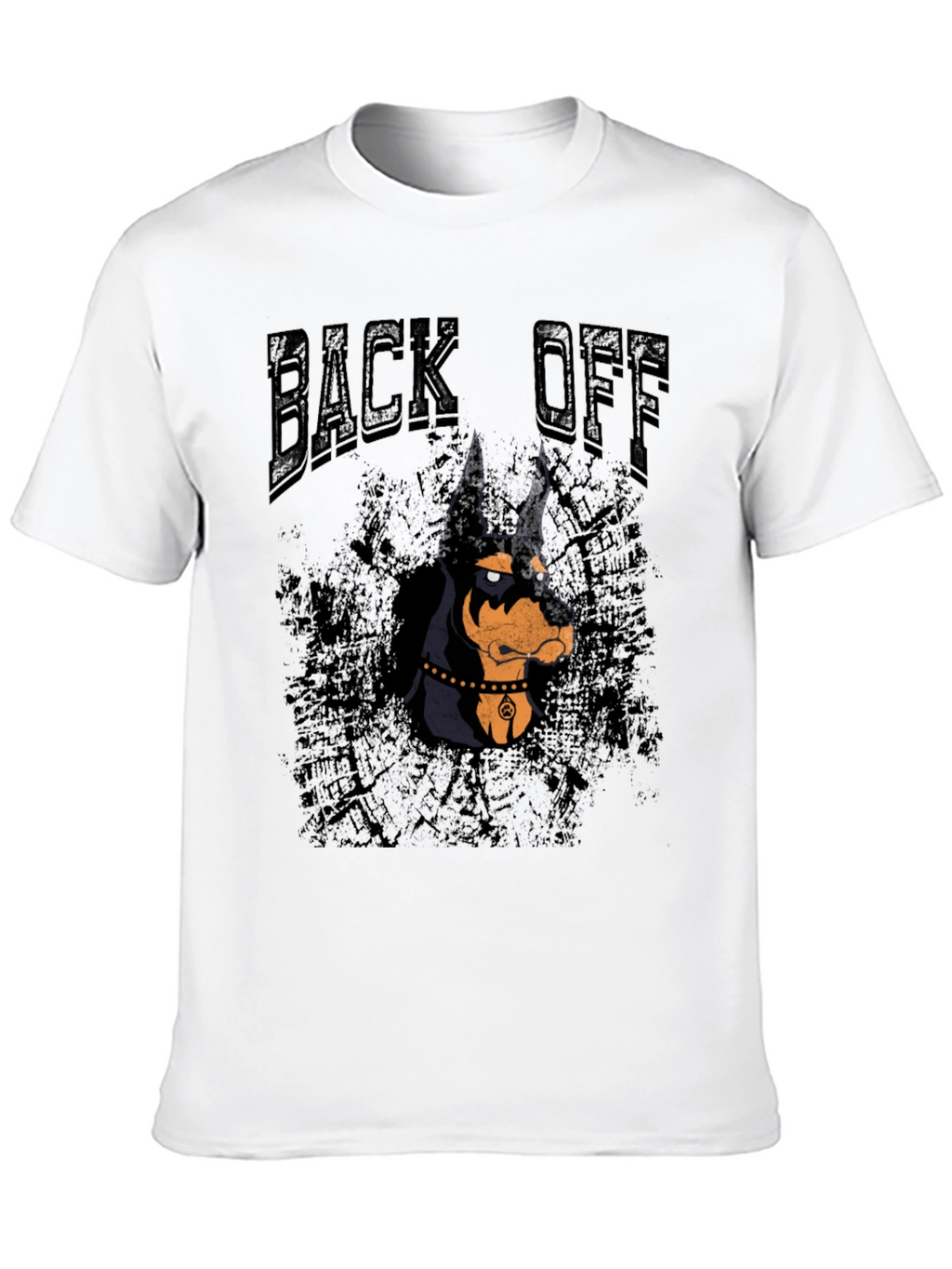 Doberman Back Off Graphic T-Shirt