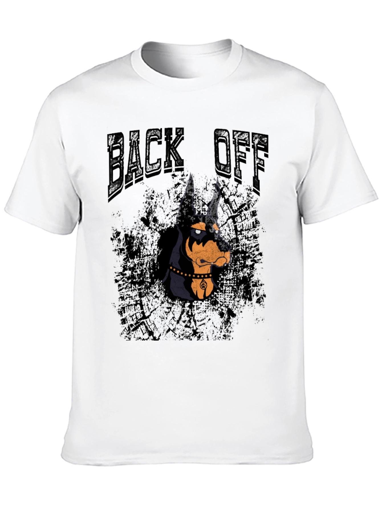 Doberman Back Off Graphic T-Shirt