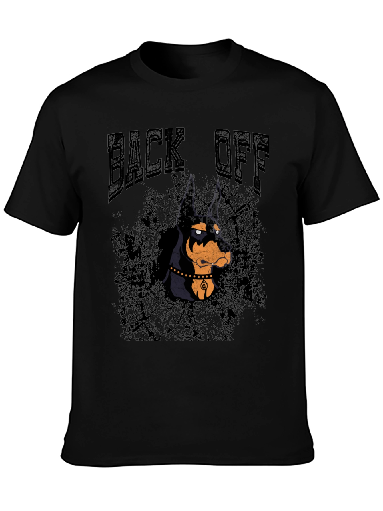 Doberman Back Off Graphic T-Shirt
