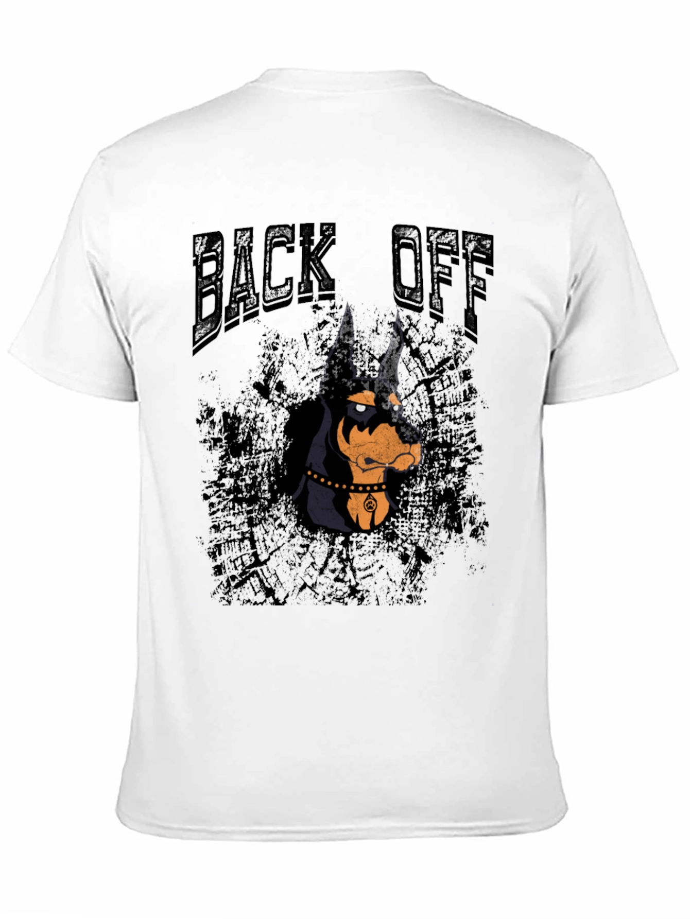 Doberman Back Off Graphic T-Shirt