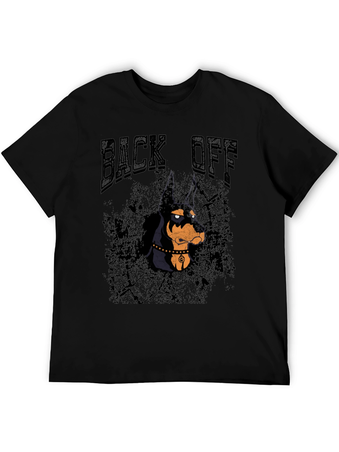 Doberman Back Off Graphic T-Shirt