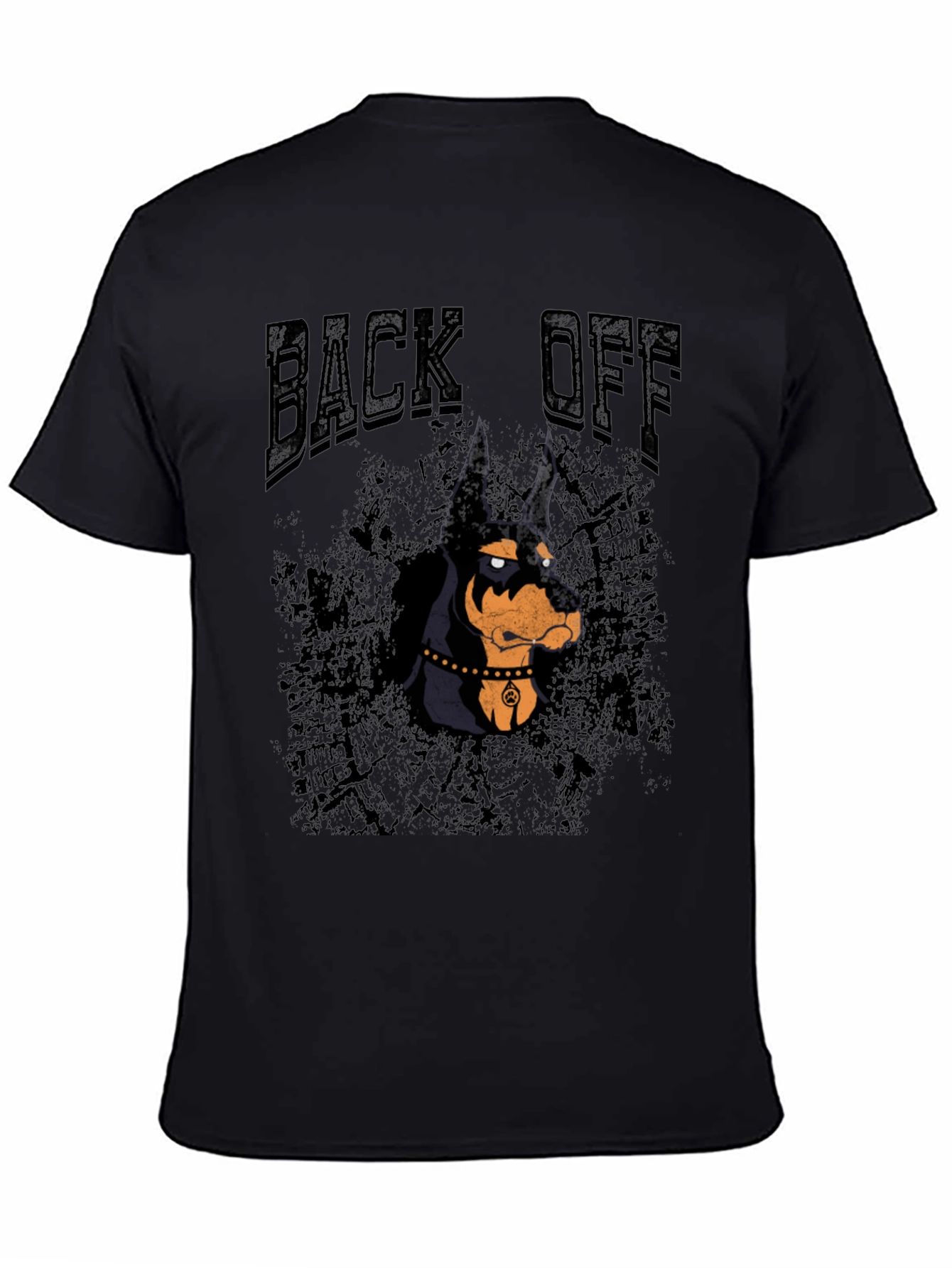 Doberman Back Off Graphic T-Shirt