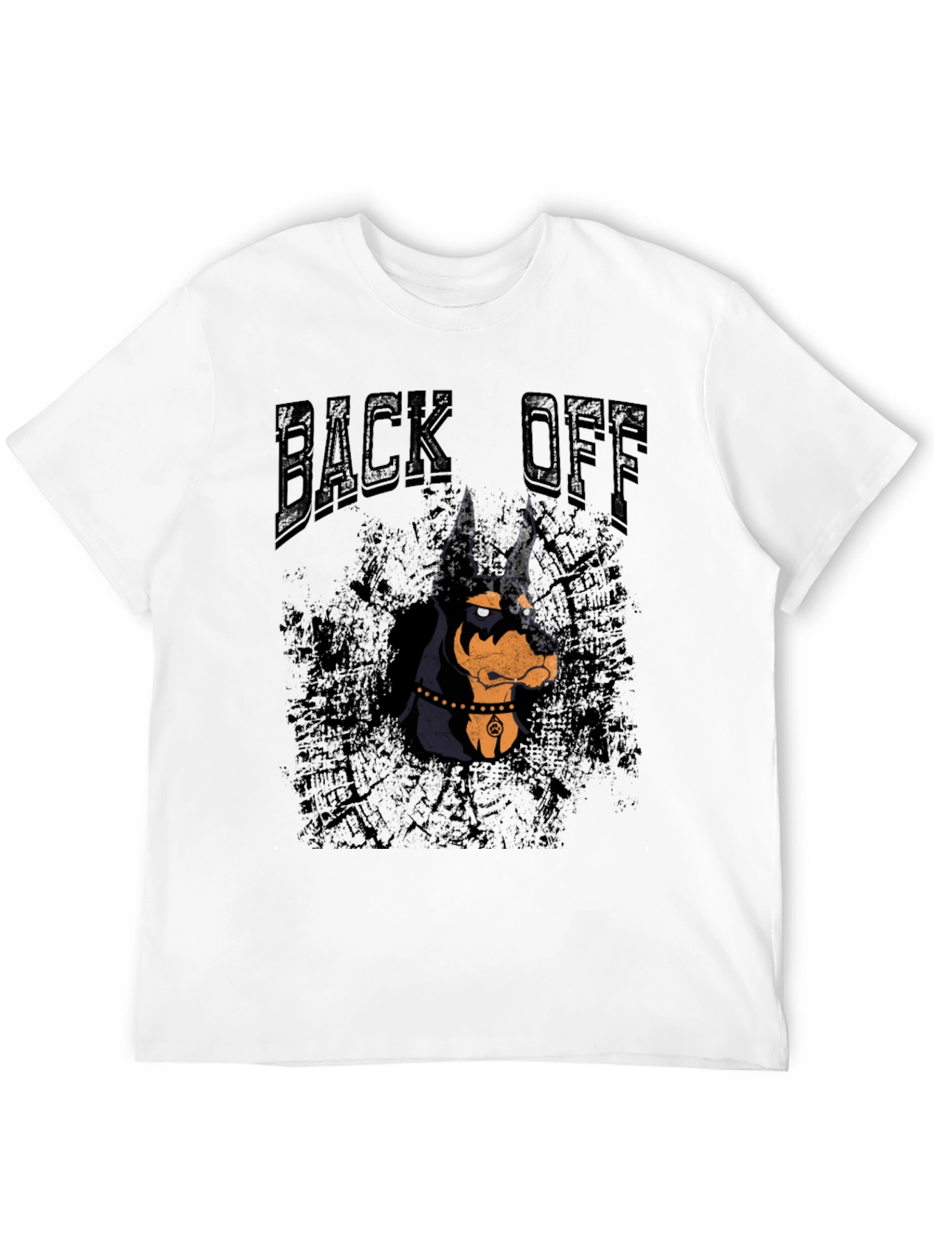 Doberman Back Off Graphic T-Shirt
