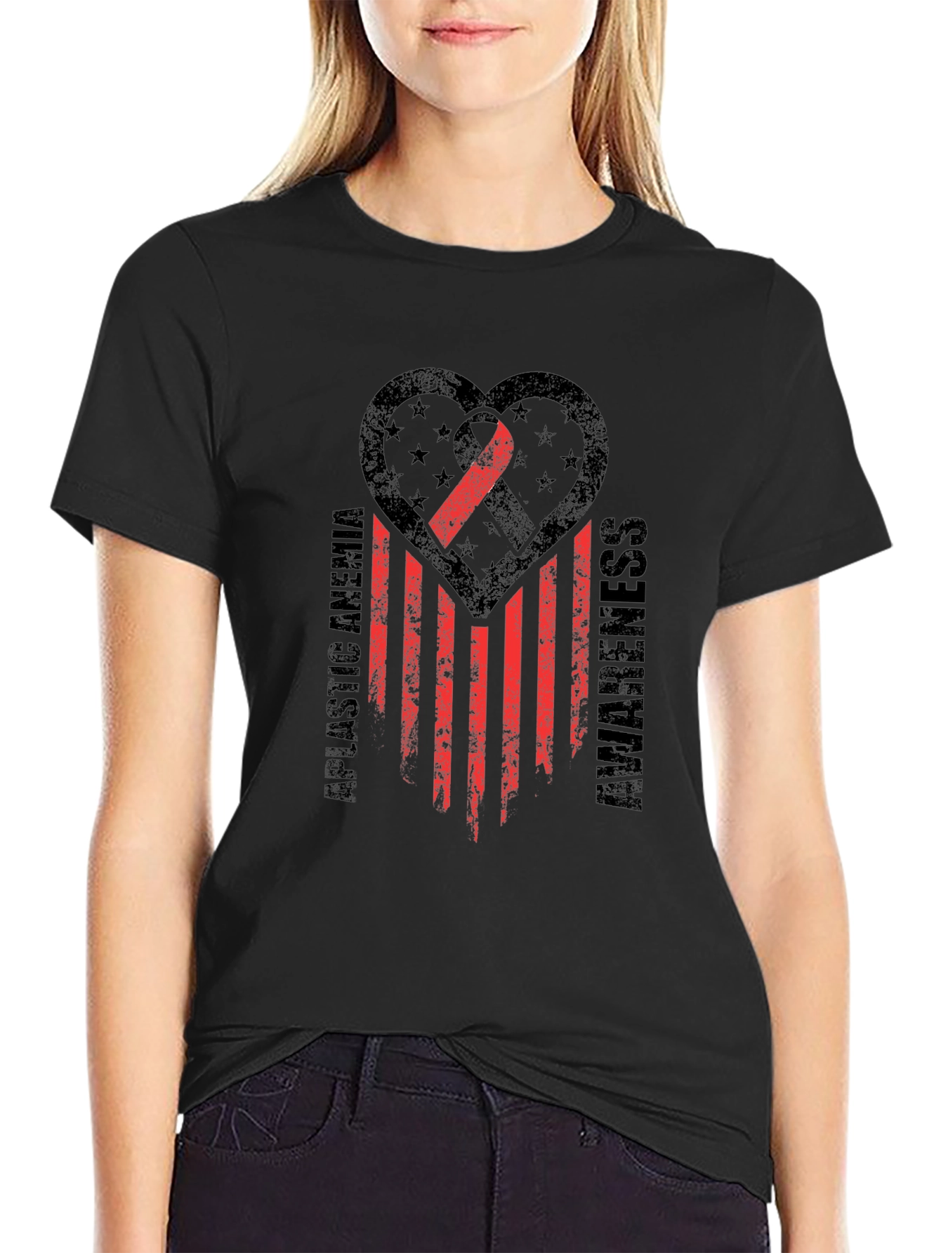 Aplastic Anemia Awareness Graphic T-Shirt
