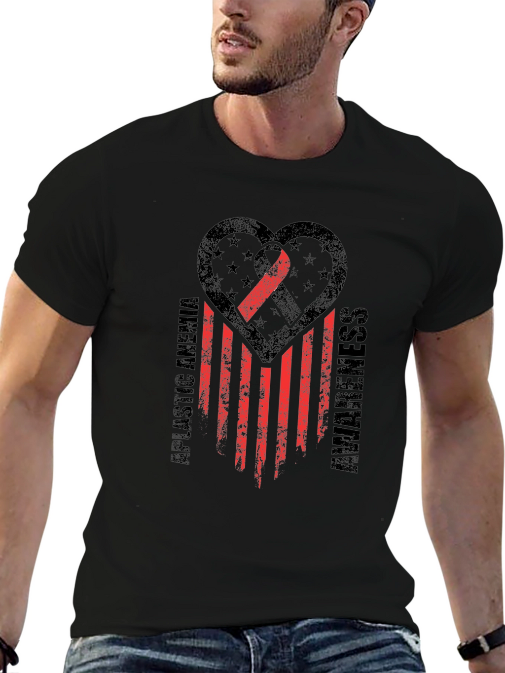 Aplastic Anemia Awareness Graphic T-Shirt