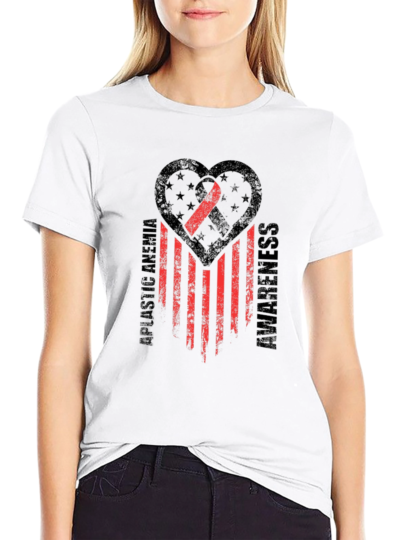 Aplastic Anemia Awareness Graphic T-Shirt