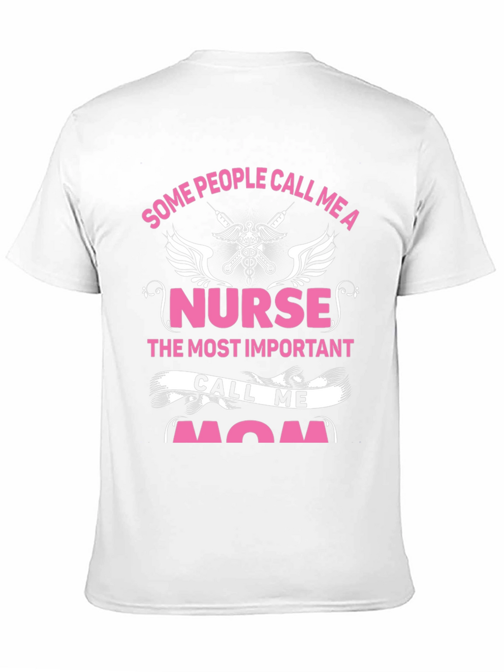 Nurse Mom Graphic T-Shirt - Black