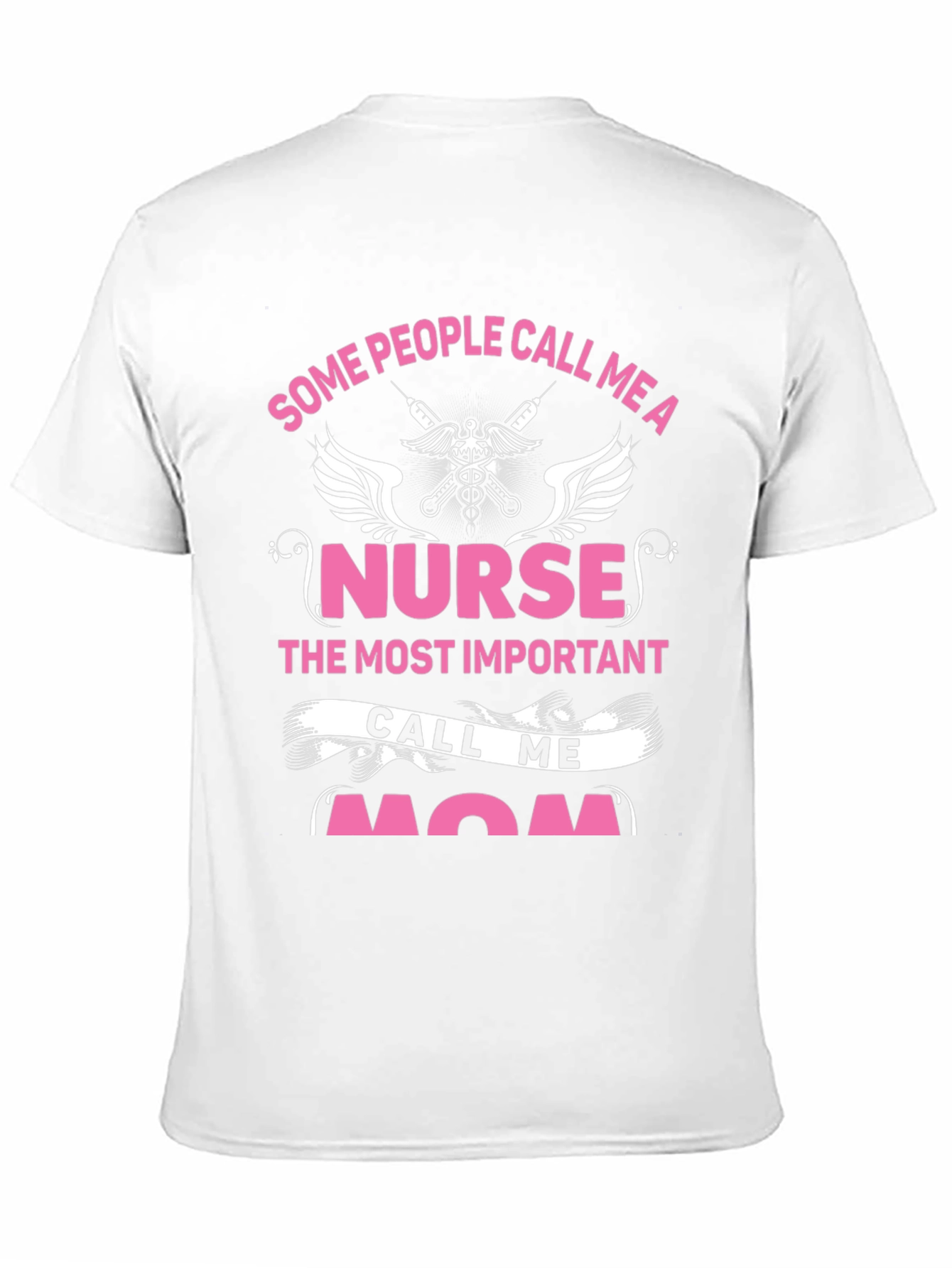 Nurse Mom Graphic T-Shirt - Black
