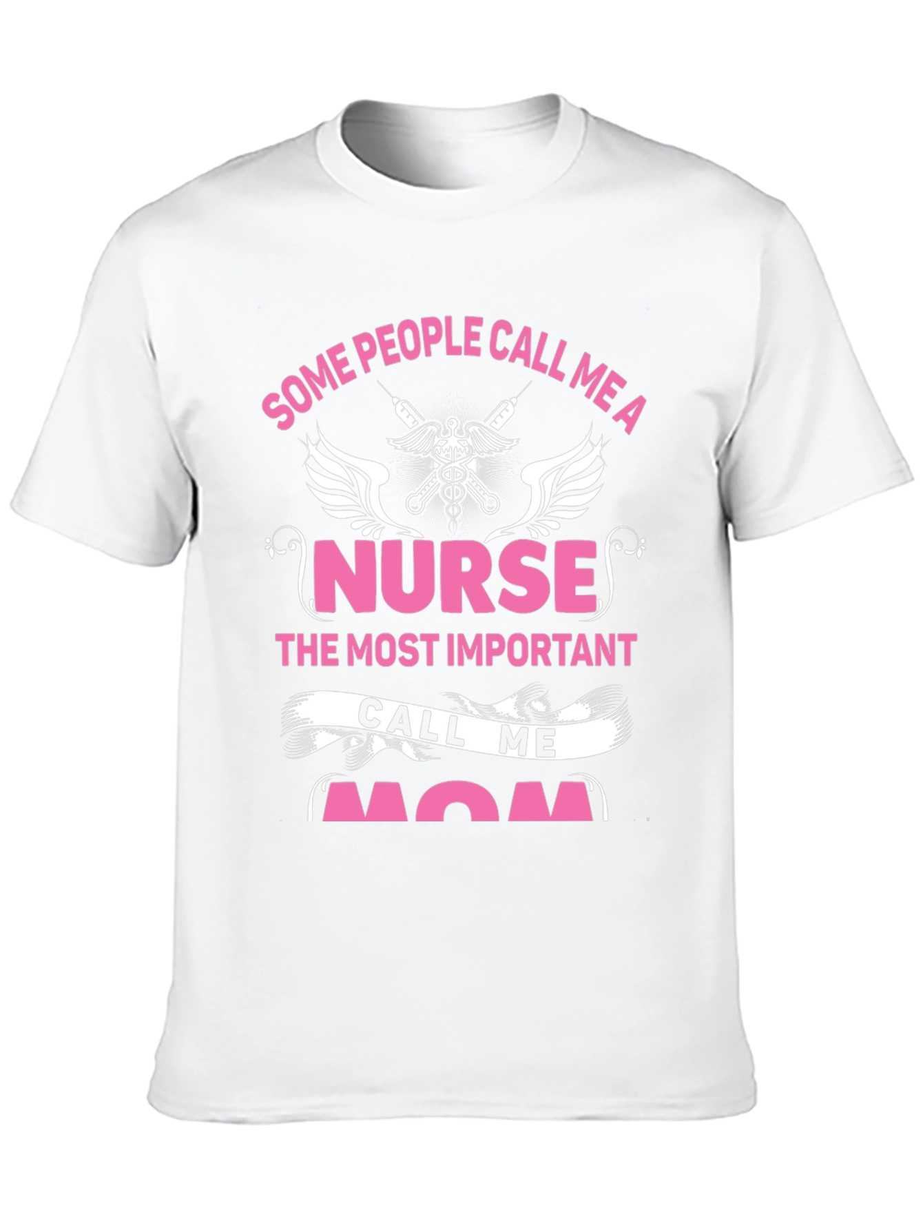 Nurse Mom Graphic T-Shirt - Black