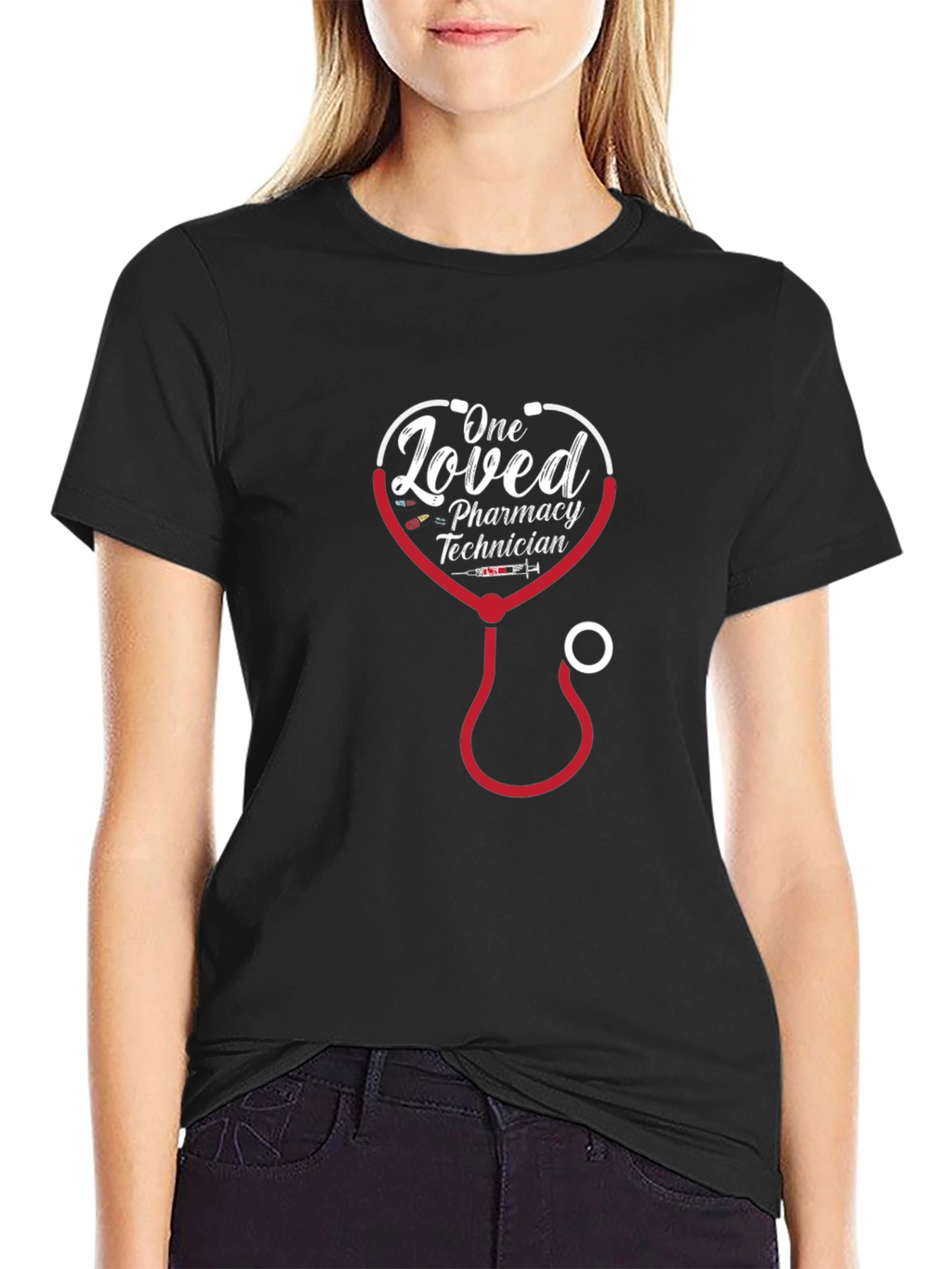 One Loved Pharmacy Technician Graphic Tee