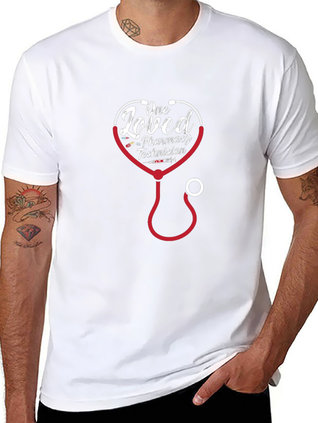 One Loved Pharmacy Technician Graphic Tee