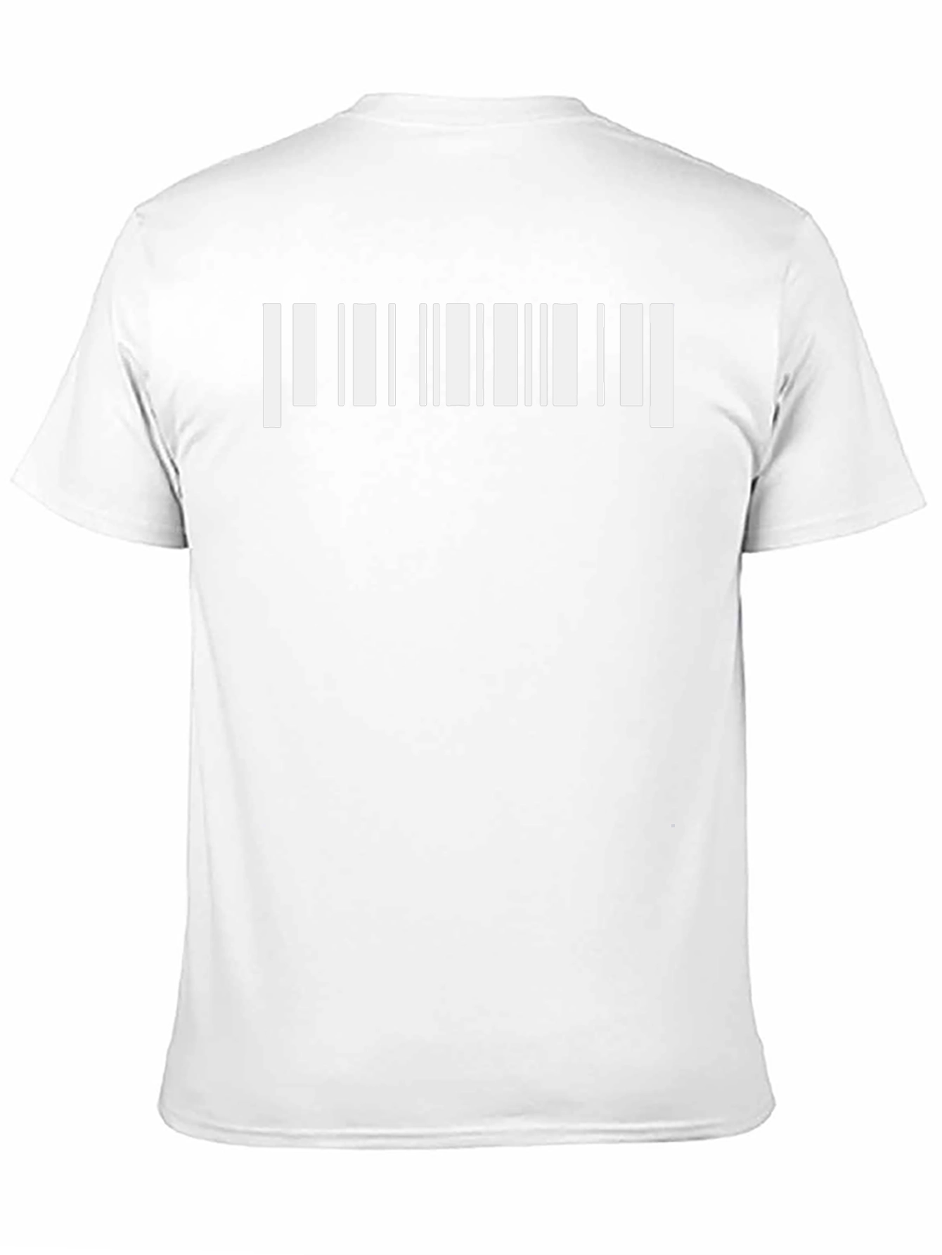 Barcode Graphic Tee - Modern Style