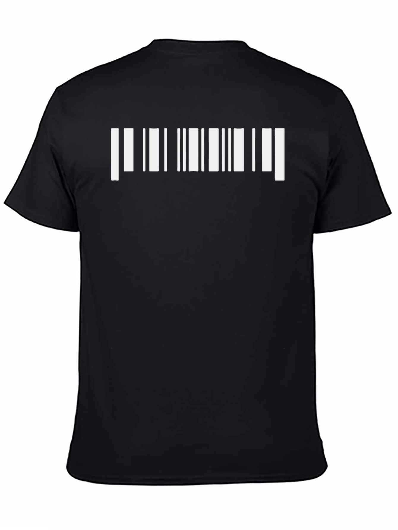 Barcode Graphic Tee - Modern Style