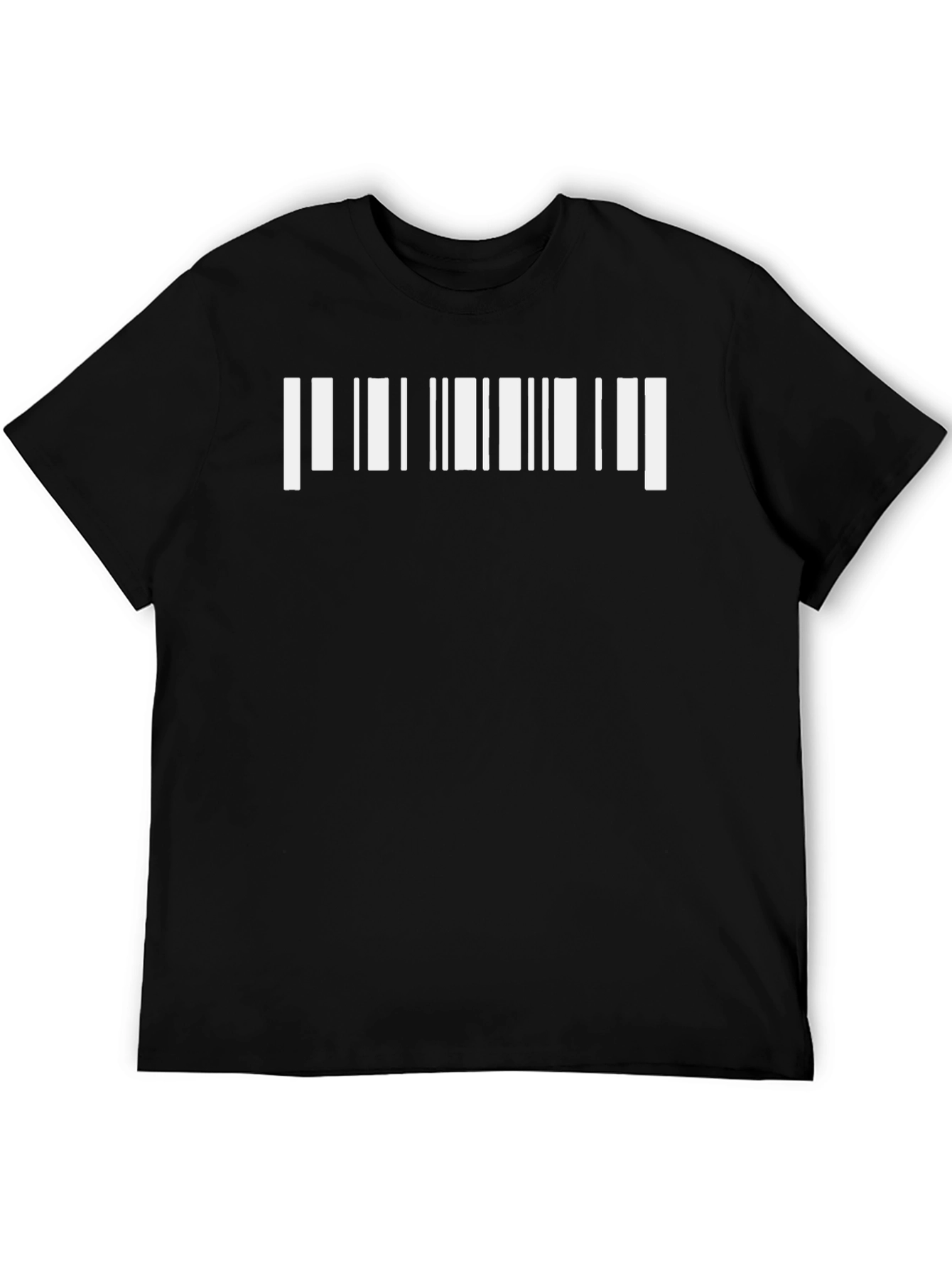 Barcode Graphic Tee - Modern Style